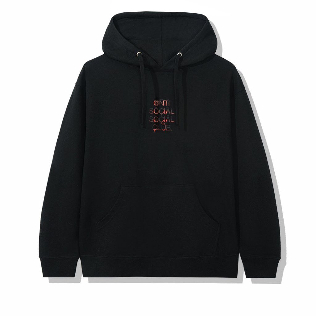 Anti Social Social Club ASSC999 Black Hoodie ASSC DS