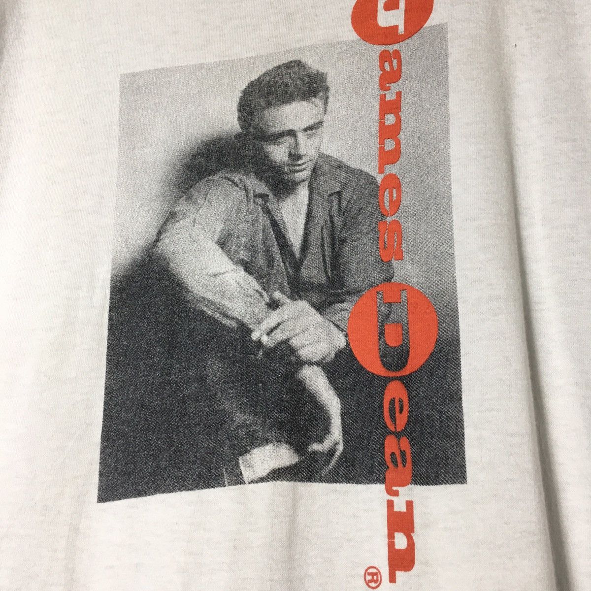 Fruit Of The Loom × Vintage Vintage James Dean Potrait Usa Distressed Tshirt Size US M / EU 48-50 / 2 - 4 Thumbnail