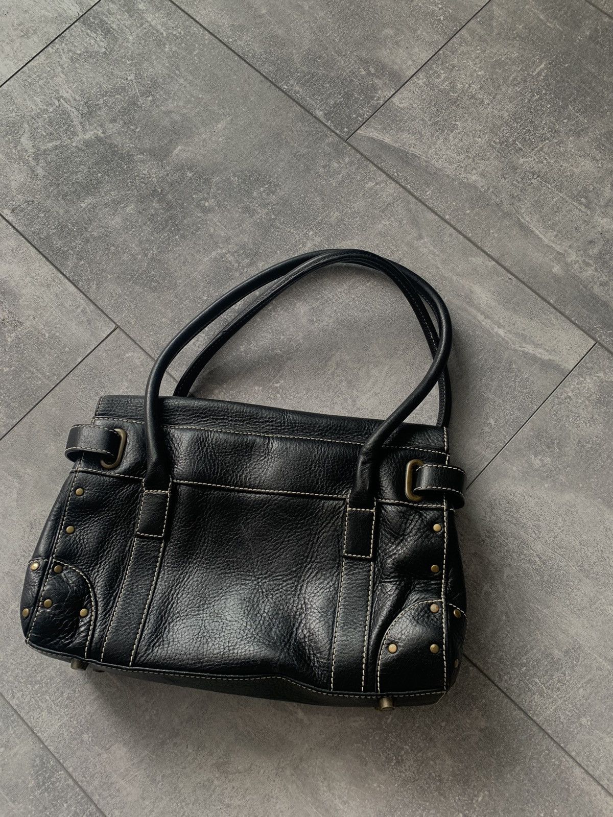 Leather Ralph Lauren black full cow leather bag Size ONE SIZE - 6 Thumbnail