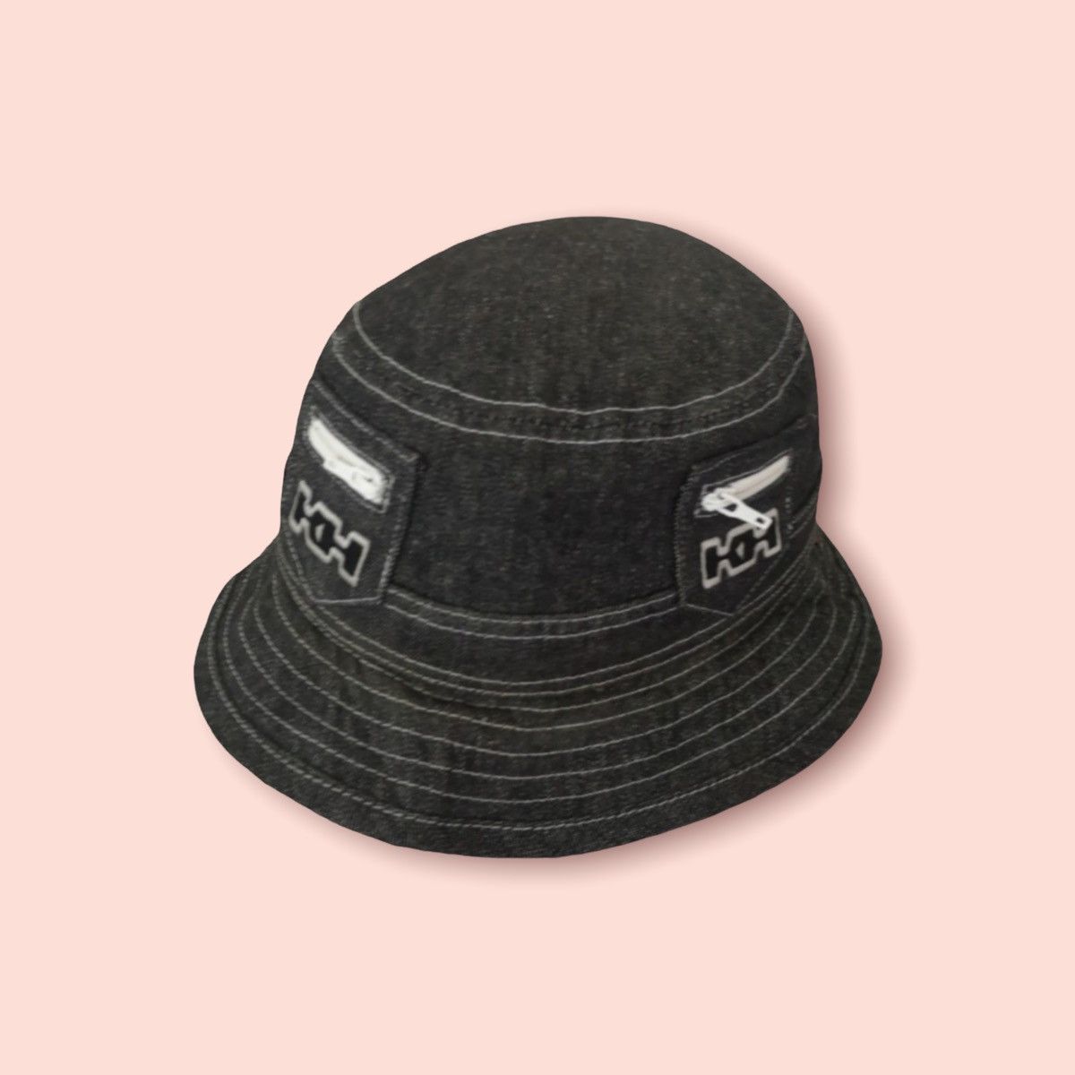 VINTAGE KATHARINE HAMNETT DENIM BUCKET HAT