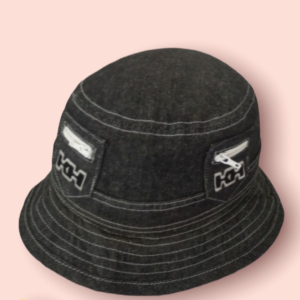 Designer × Katharine Hamnett London VINTAGE KATHARINE HAMNETT DENIM BUCKET HAT Size ONE SIZE - 14 Thumbnail