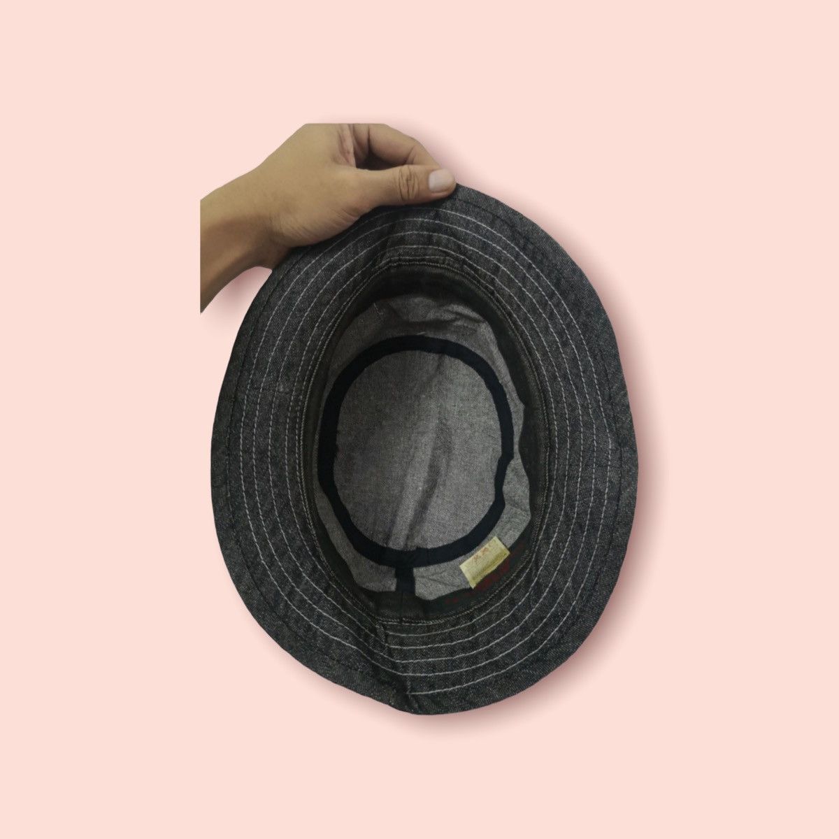 Designer × Katharine Hamnett London VINTAGE KATHARINE HAMNETT DENIM BUCKET HAT Size ONE SIZE - 11 Thumbnail