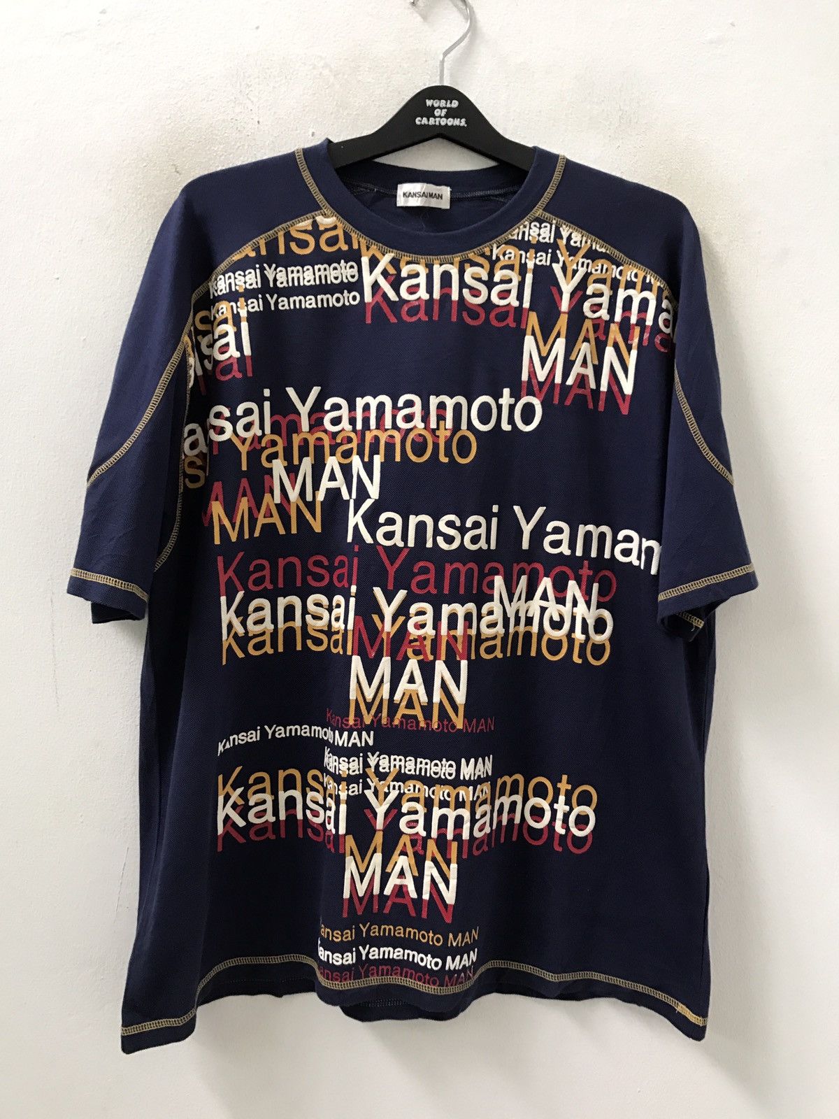 Kansai Yamamoto Kansai Yamamoto Kansai Man Made in Japan Spell Out Oversized Size US L / EU 52-54 / 3 - 1 Thumbnail
