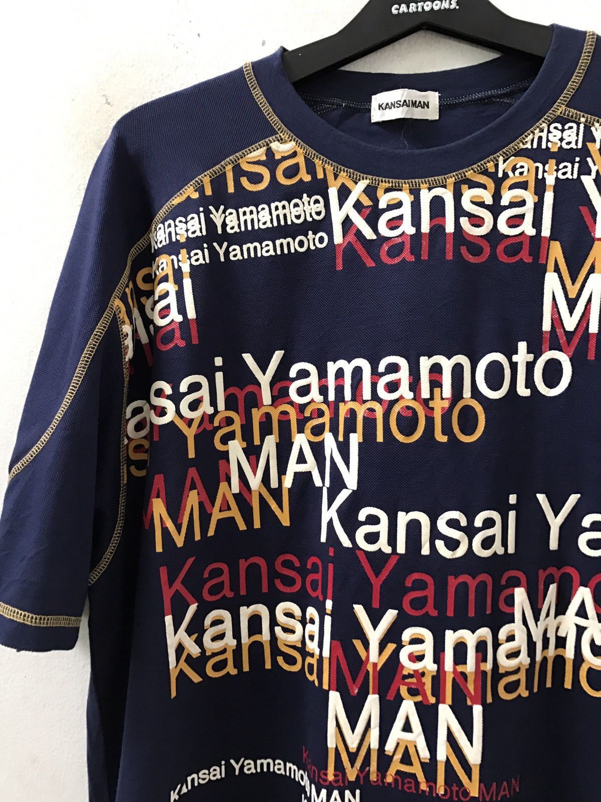 Kansai Yamamoto Kansai Yamamoto Kansai Man Made in Japan Spell Out Oversized Size US L / EU 52-54 / 3 - 2 Thumbnail