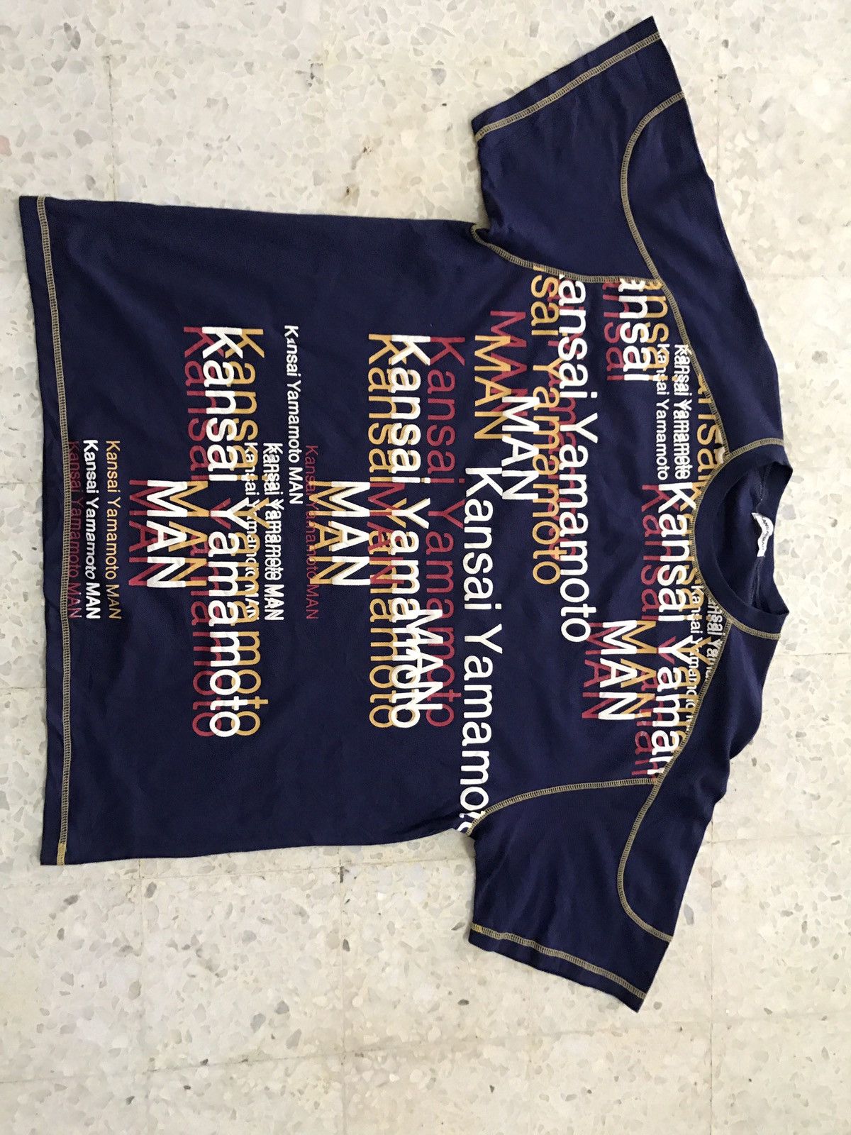 Kansai Yamamoto Kansai Yamamoto Kansai Man Made in Japan Spell Out Oversized Size US L / EU 52-54 / 3 - 5 Thumbnail