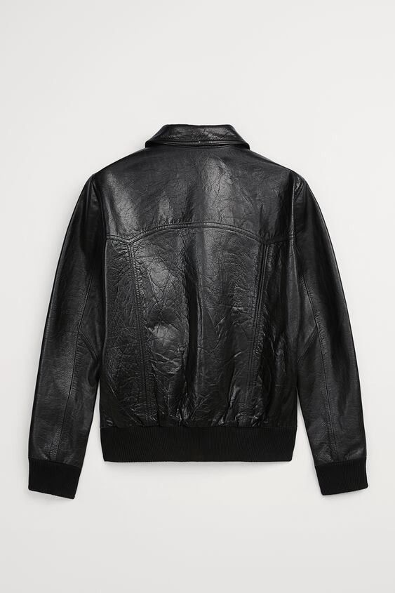 Zara BUFFALO LEATHER JACKET Size US M / EU 48-50 / 2 - 2 Thumbnail