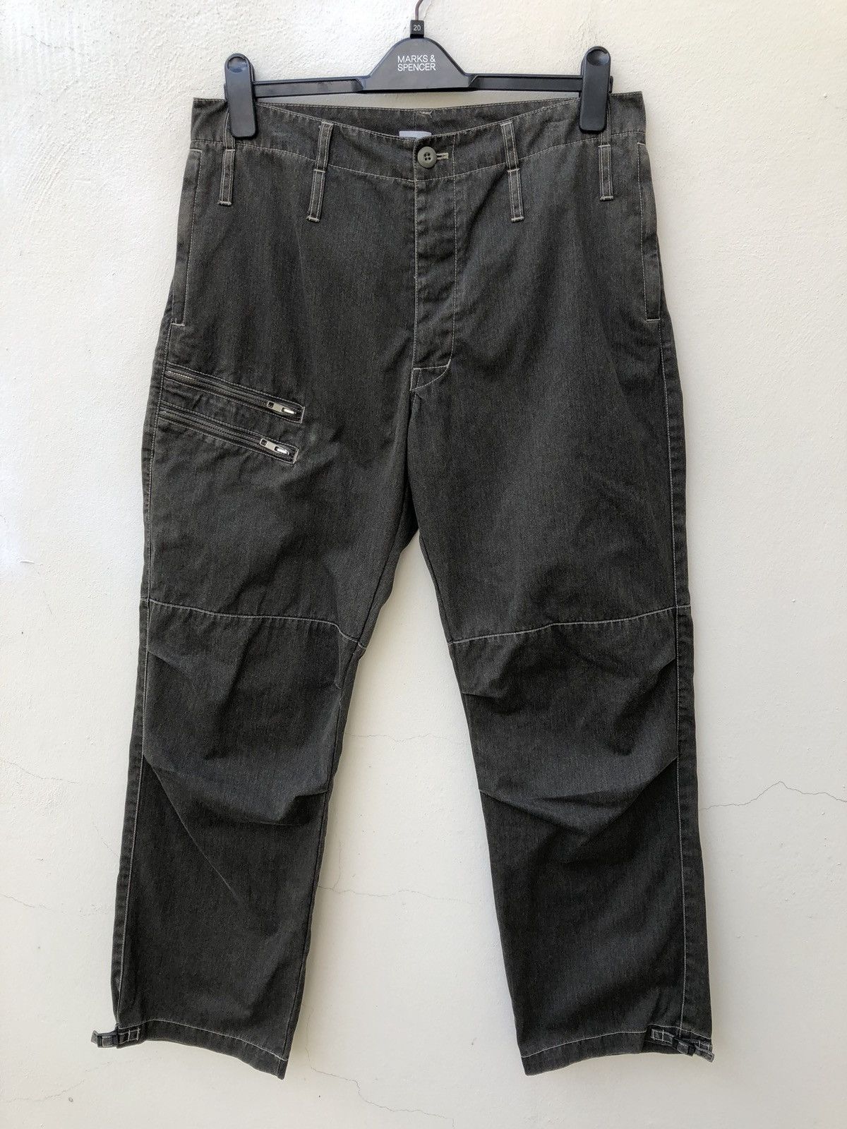 Vintage Japan Brand DIGITAL TRAP Zipper Parachute Trouser Size US 34 / EU 50 - 1 Thumbnail
