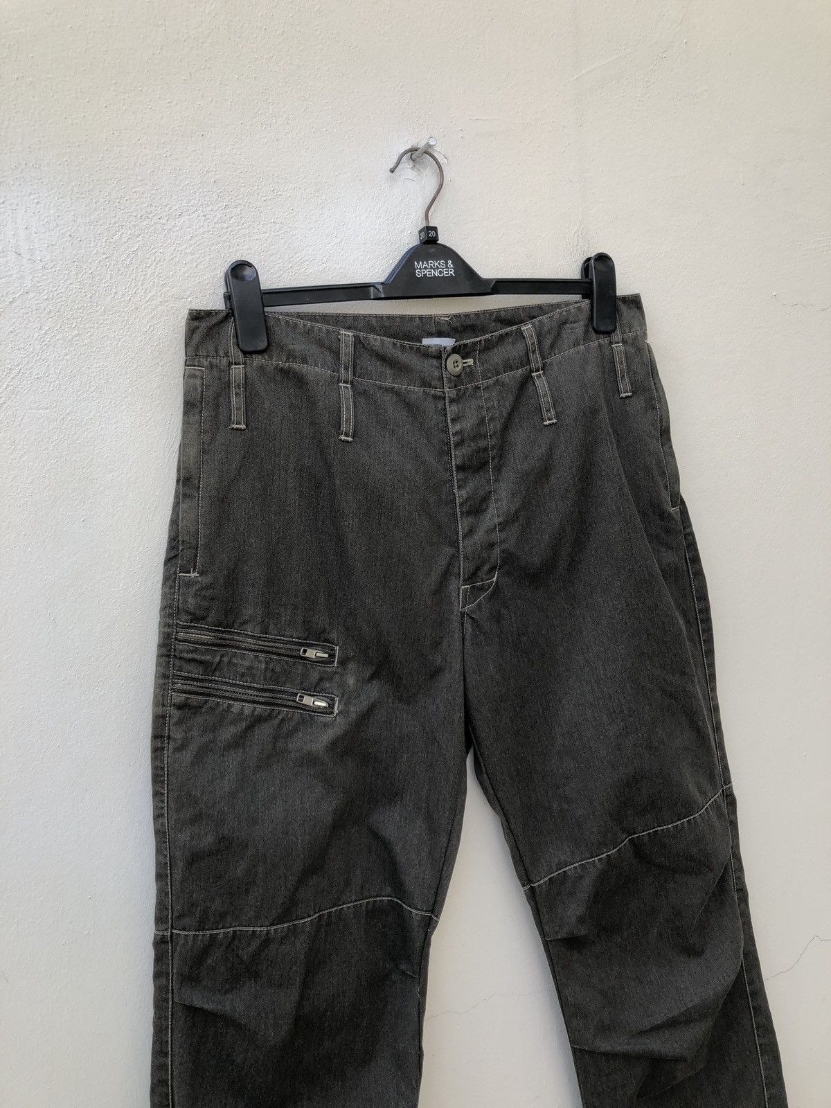 Vintage Japan Brand DIGITAL TRAP Zipper Parachute Trouser Size US 34 / EU 50 - 3 Thumbnail