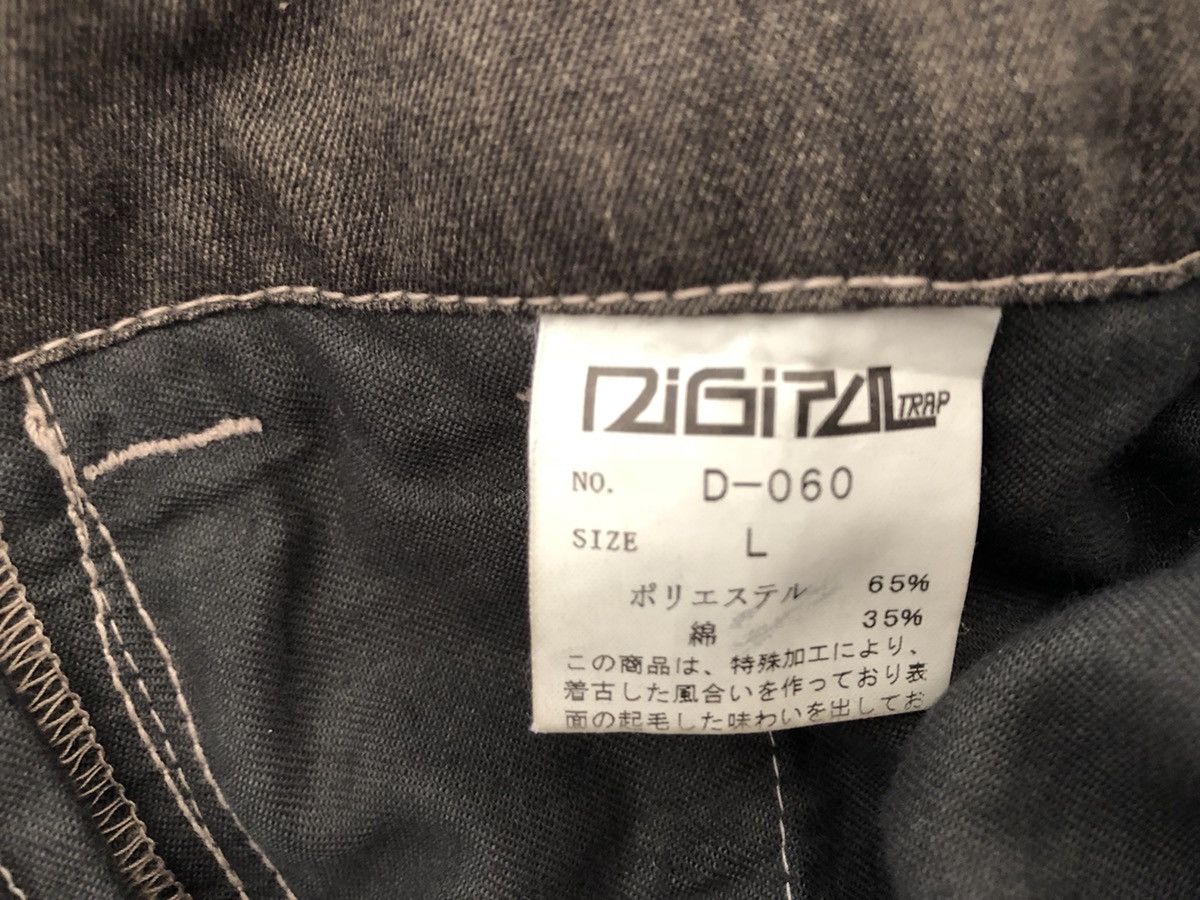 Vintage Japan Brand DIGITAL TRAP Zipper Parachute Trouser Size US 34 / EU 50 - 13 Thumbnail