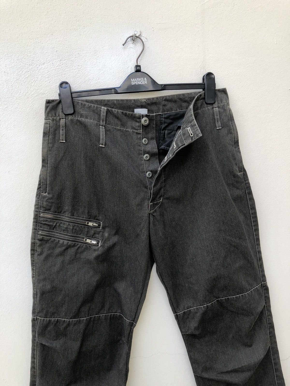 Vintage Japan Brand DIGITAL TRAP Zipper Parachute Trouser Size US 34 / EU 50 - 4 Thumbnail