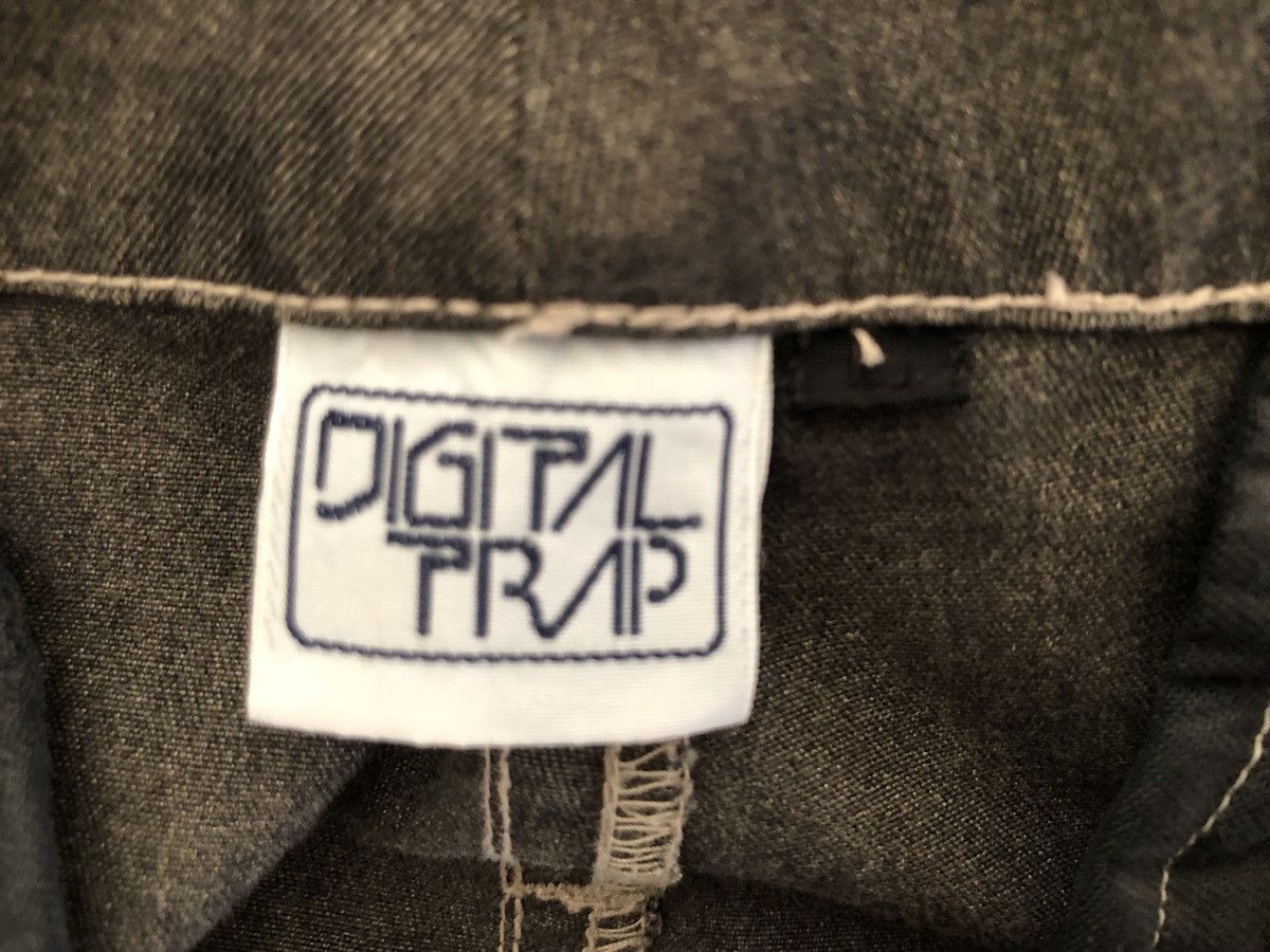 Vintage Japan Brand DIGITAL TRAP Zipper Parachute Trouser Size US 34 / EU 50 - 12 Thumbnail