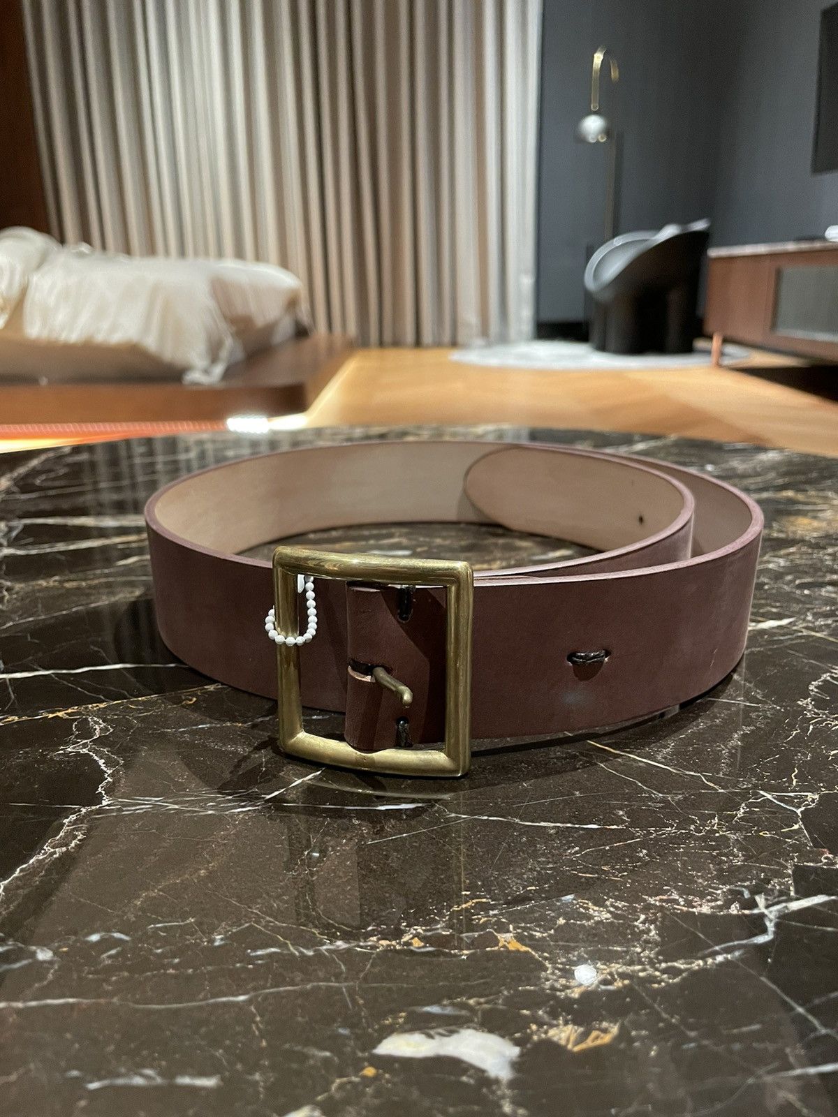 visvim PLAIN BELT 45mm(VEGGIE) size34-