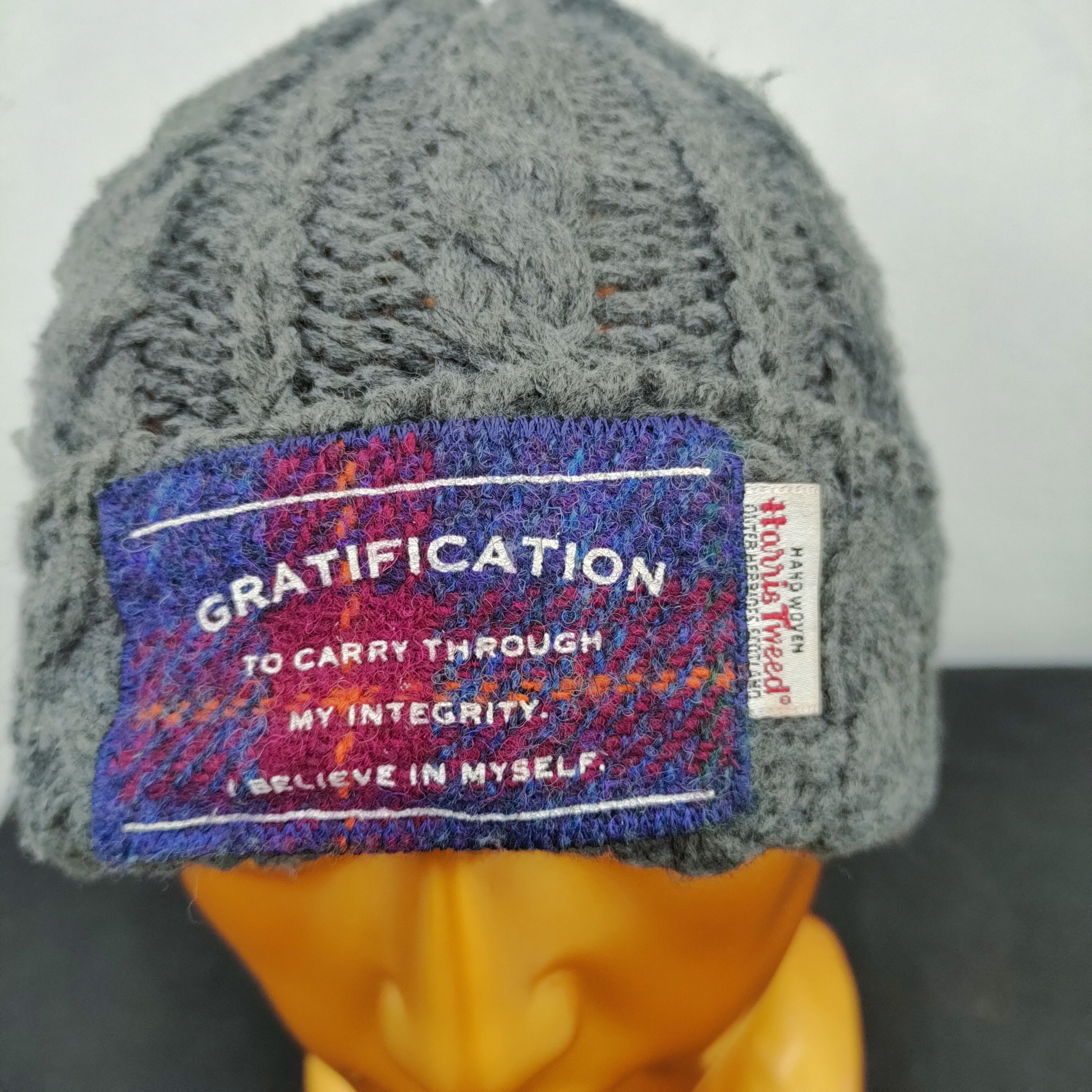 Harris Tweed 💥 BESTOFFER 💥 HARRIS TWEED WOOL KNIT BEANIE HAT Size ONE SIZE - 4 Thumbnail