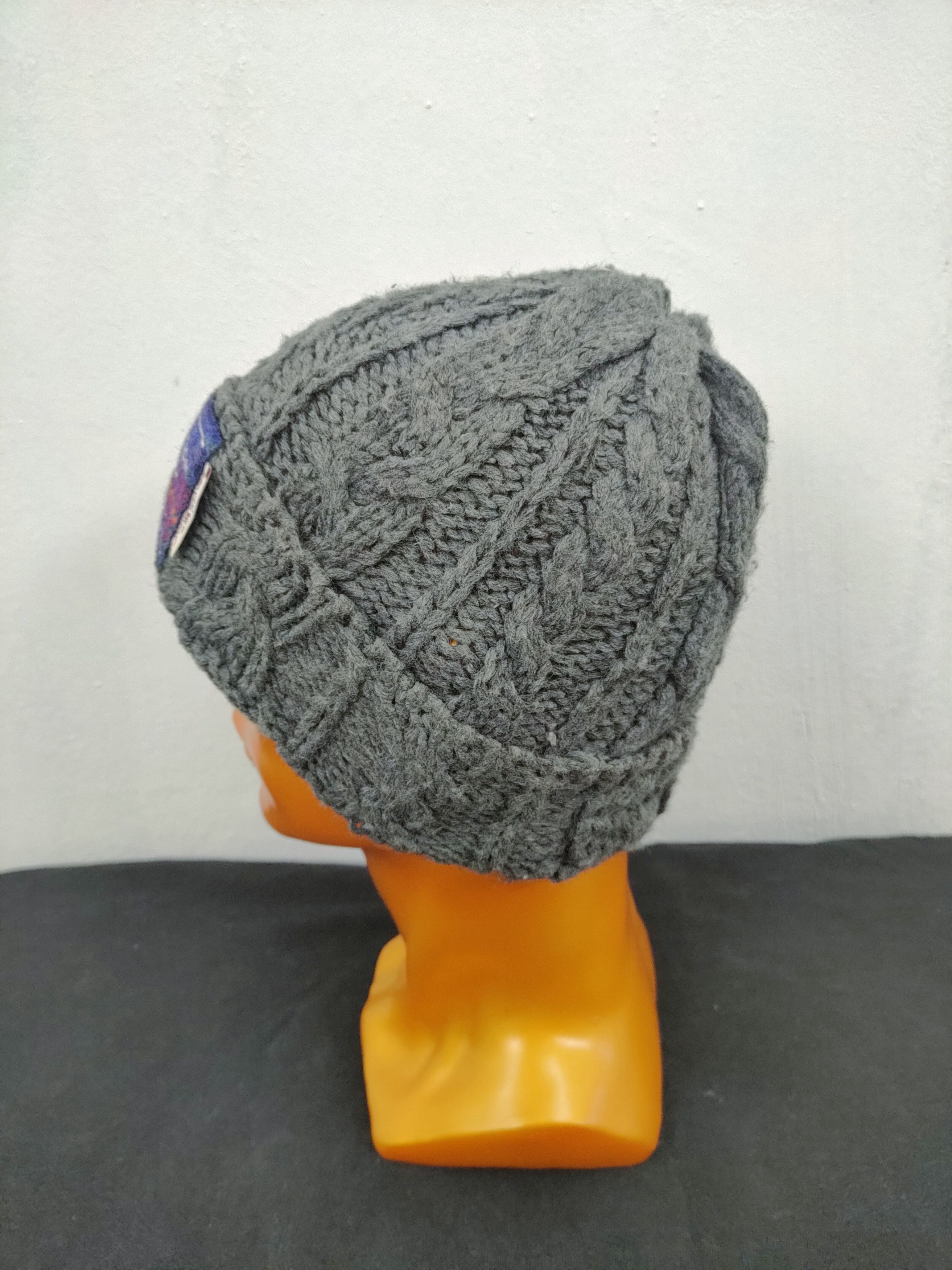 Harris Tweed 💥 BESTOFFER 💥 HARRIS TWEED WOOL KNIT BEANIE HAT Size ONE SIZE - 2 Thumbnail