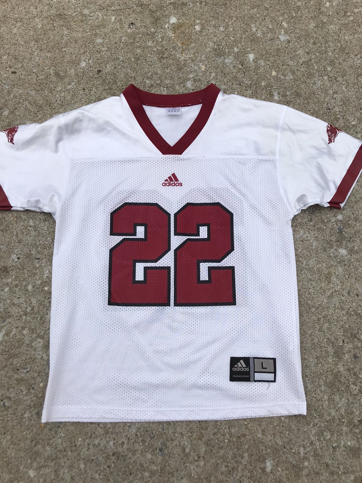 Adidas Vintage Arkansas Razorbacks Peyton Hillis Jersey Grailed