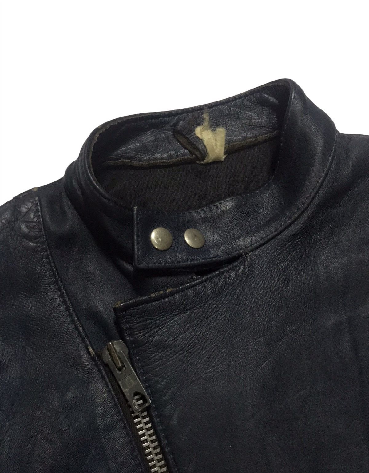 Vintage Vtg TT Leather Cafe Racer Jacket Size US S / EU 44-46 / 1 - 4 Thumbnail