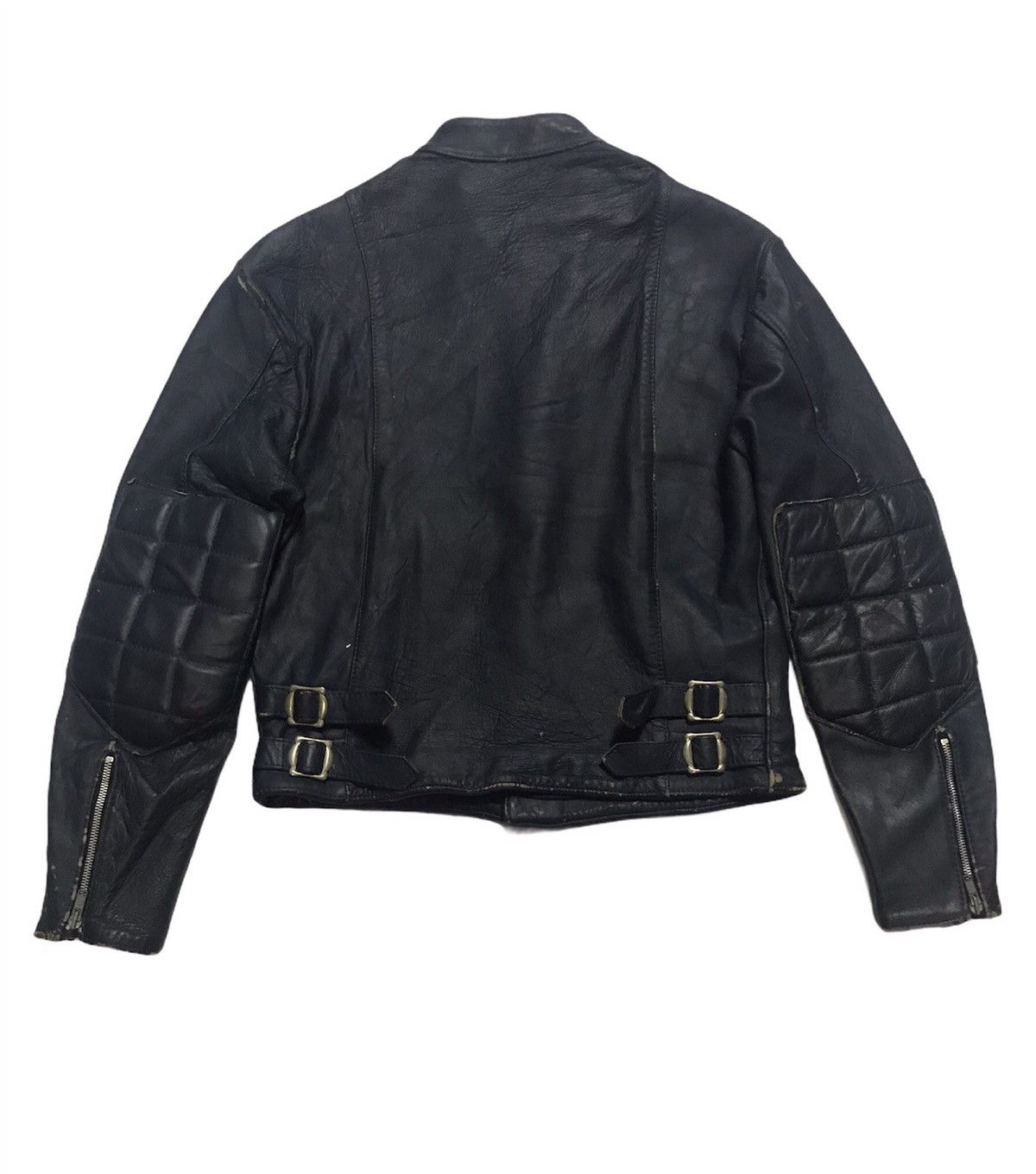Vintage Vtg TT Leather Cafe Racer Jacket Size US S / EU 44-46 / 1 - 5 Thumbnail