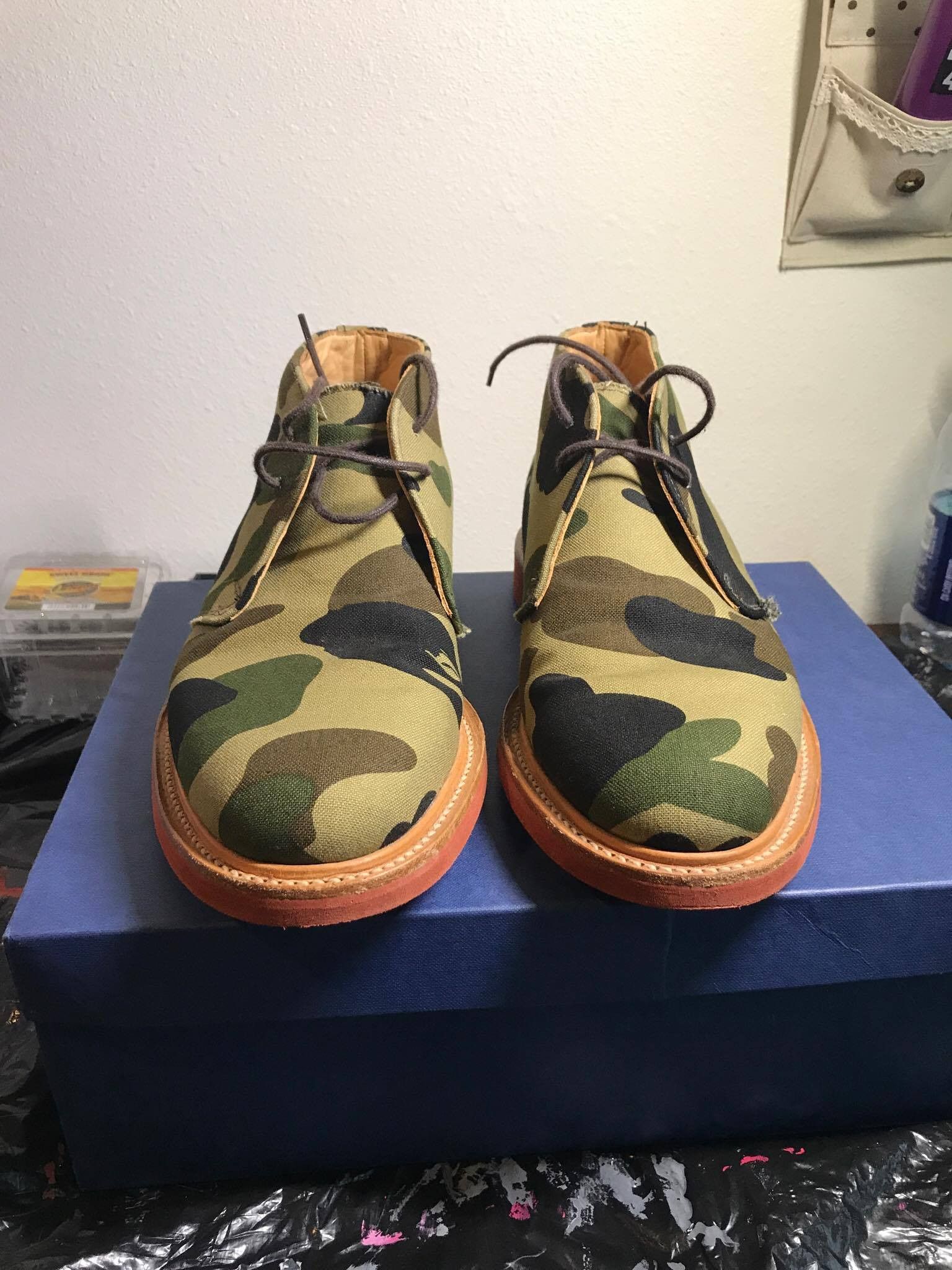 Bape Rare !!!!!! A Bathing Ape x Mark McNairy Camo Desert Boots