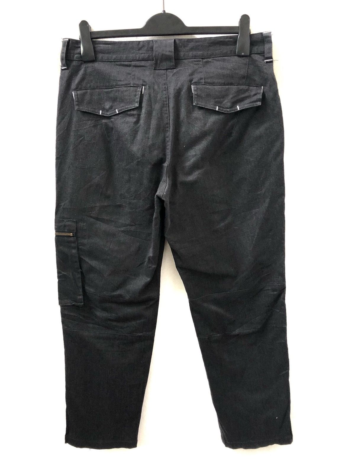 Vintage Japan Brand BG Multi Pocket Parachute Trouser Crop Pant Size US 32 / EU 48 - 7 Thumbnail