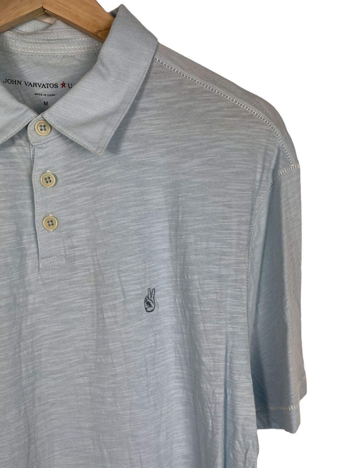 Designer × John Varvatos × Polo Ralph Lauren John Varvatos USA Polo Tee | Mid-Luxury Designer Size US M / EU 48-50 / 2 - 7 Thumbnail