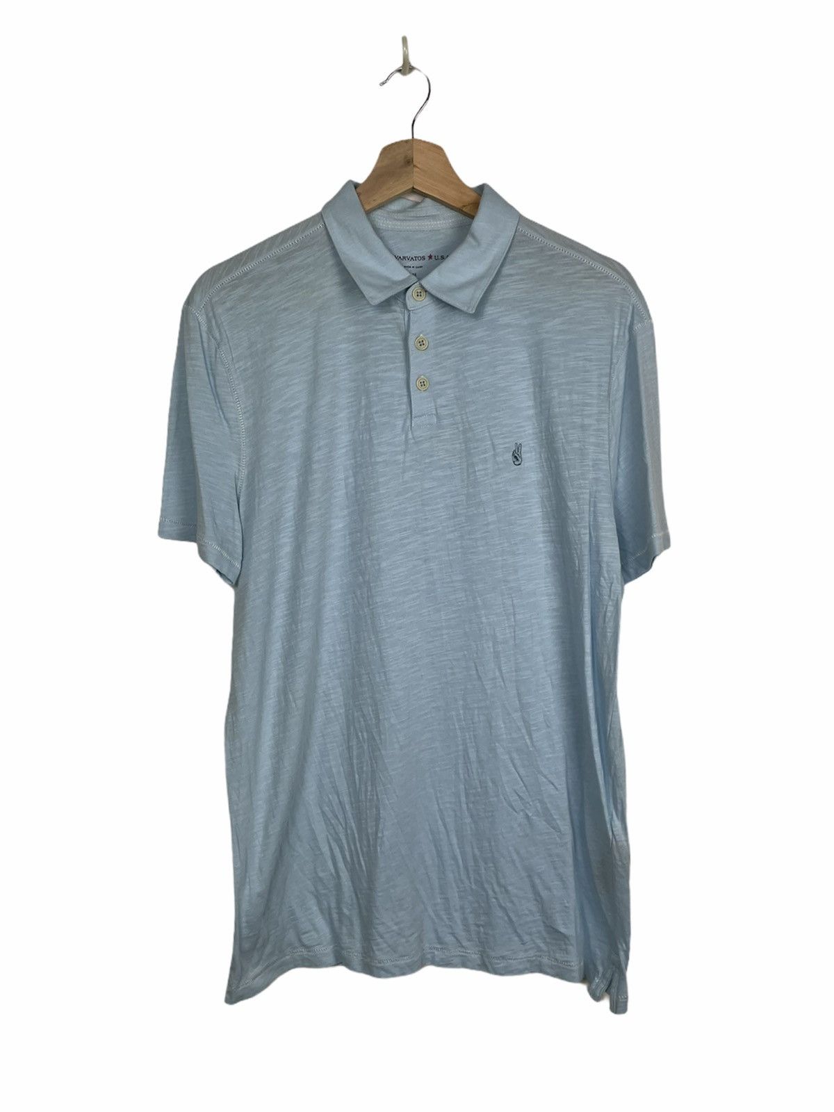 Designer × John Varvatos × Polo Ralph Lauren John Varvatos USA Polo Tee | Mid-Luxury Designer Size US M / EU 48-50 / 2 - 1 Thumbnail