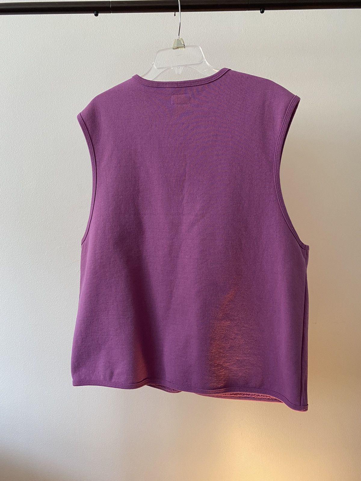 Supreme Supreme Zip Up Sweat Vest Bright Purple | Grailed
