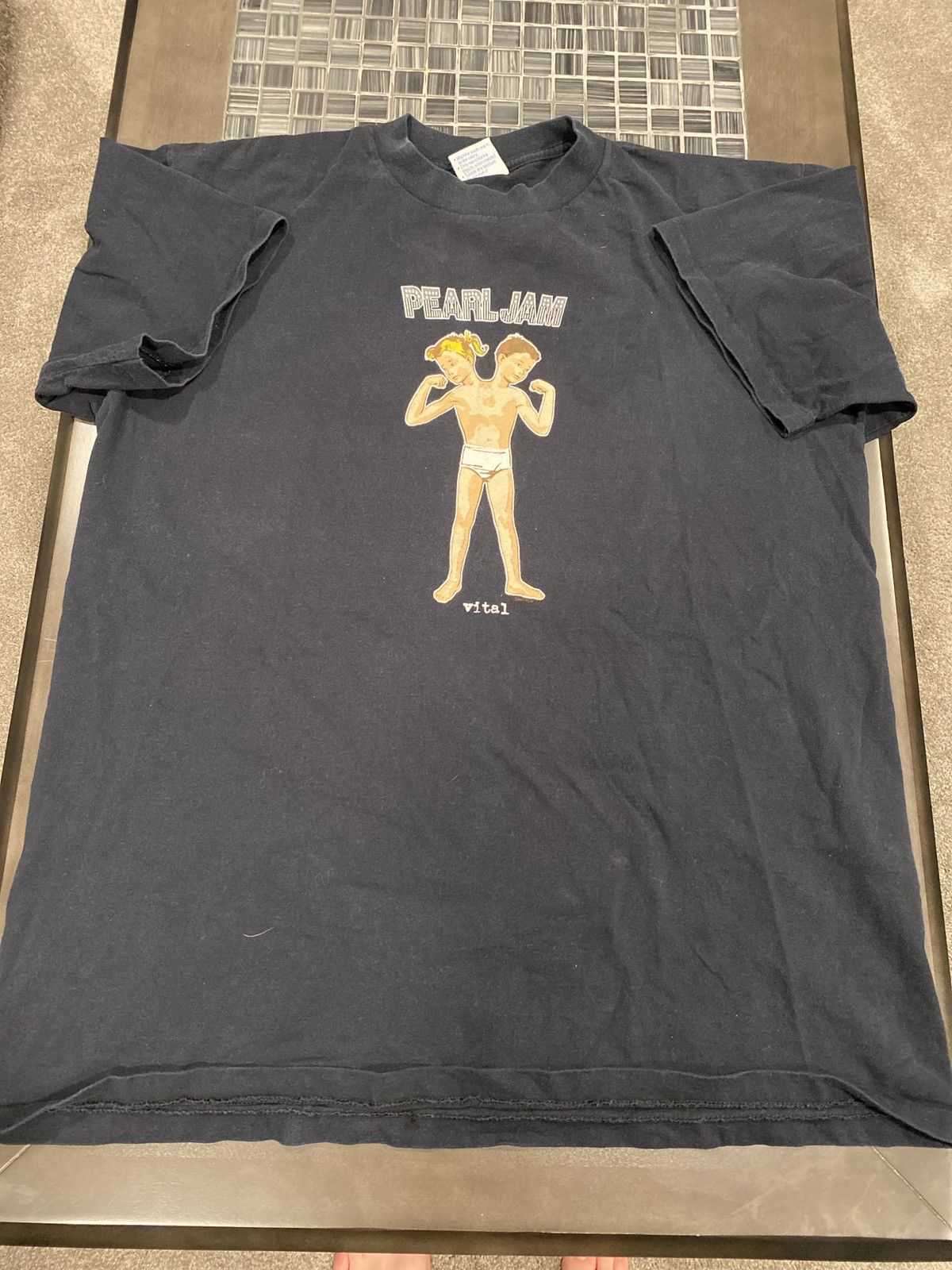 Vintage Pearl Jam Vital/Circulation Concert T-shirt Size XL