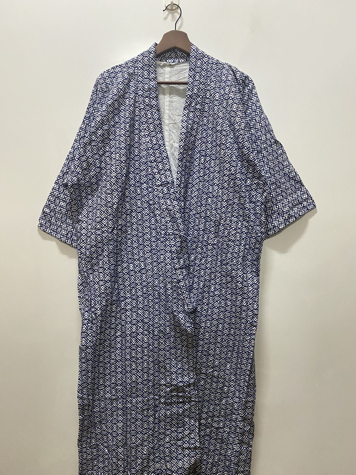 Japanese Brand vintage 90s long kimono robes k6 Size US L / EU 52-54 / 3 - 1 Thumbnail