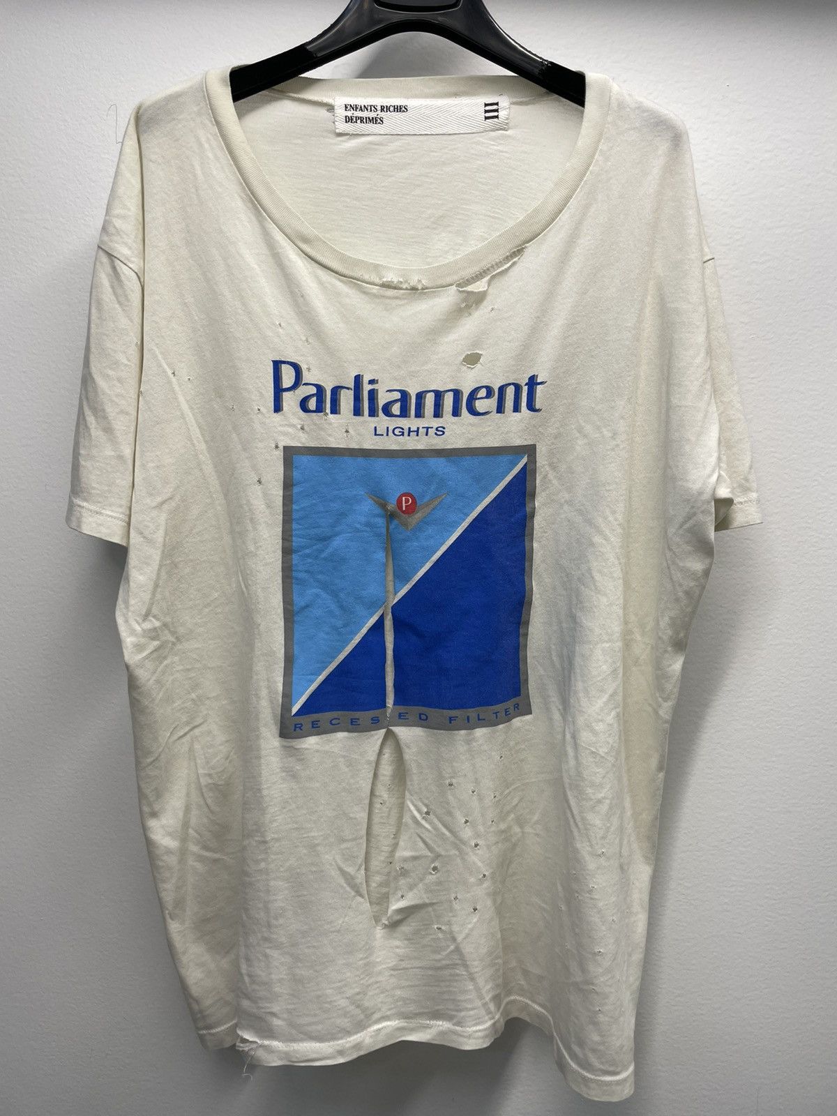 parliament cigarettes shirt Enfants Riches Deprimes Parliament Lights Tee
