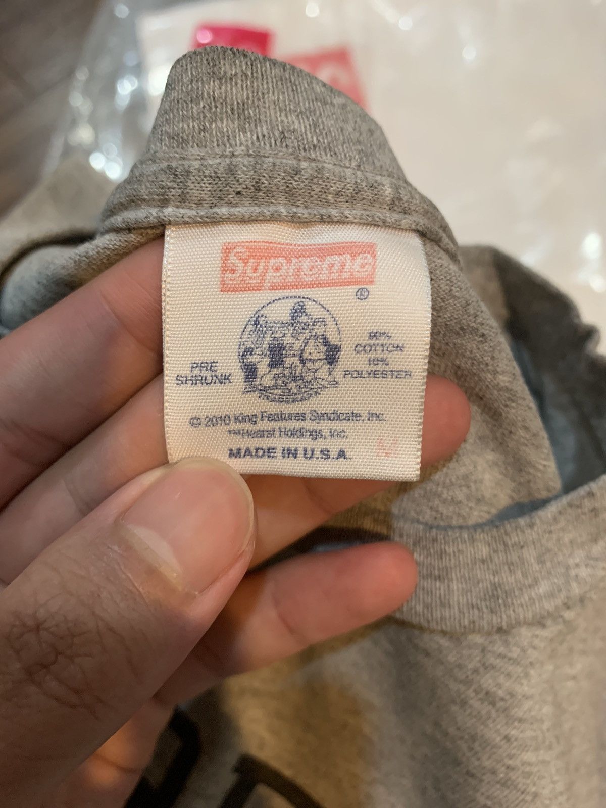 Supreme × Vintage Popeye Tee Size US M / EU 48-50 / 2 - 2 Thumbnail