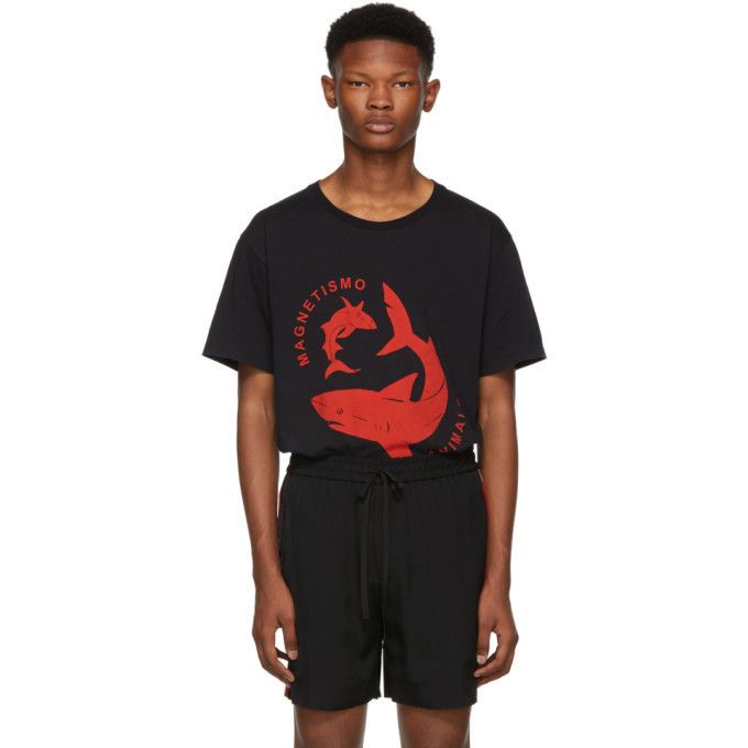 Gucci Gucci Magnetismo Animale Sharks Tee Black Grailed