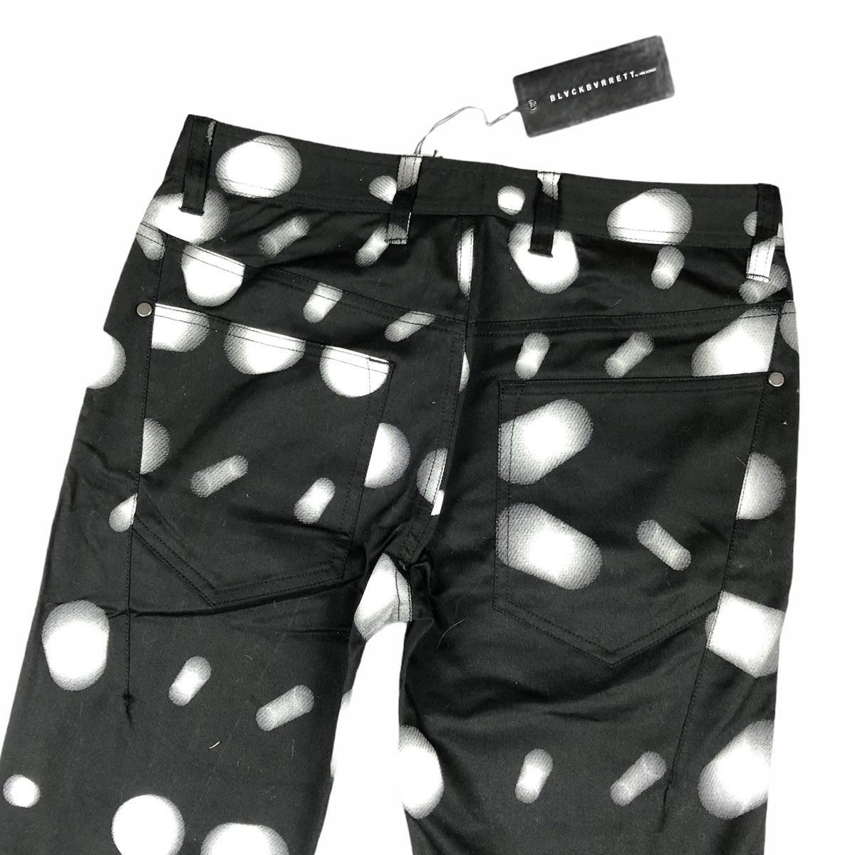 Neil Barrett Black Barrett by Neil Barrett Motion Printed Pants Size US 28 / EU 44 - 5 Thumbnail