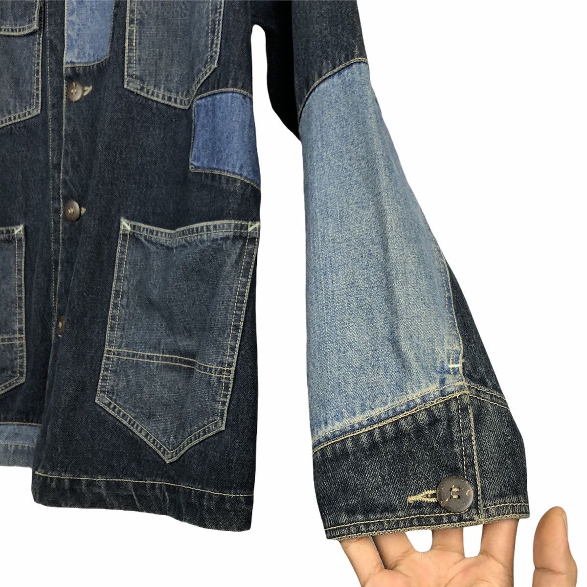 Global Work Global Work Kapital ‘Rebuilt” Chore Denim Jacket Size US M / EU 48-50 / 2 - 5 Thumbnail