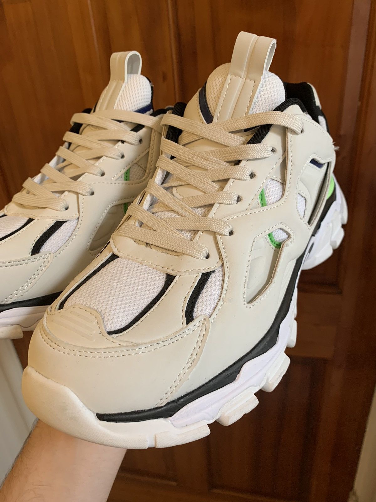 Bershka × Designer *RARE* Bershka Track Runner Sneakers - Size 9 (fits 9.5-10) Size US 9 / EU 42 - 4 Thumbnail