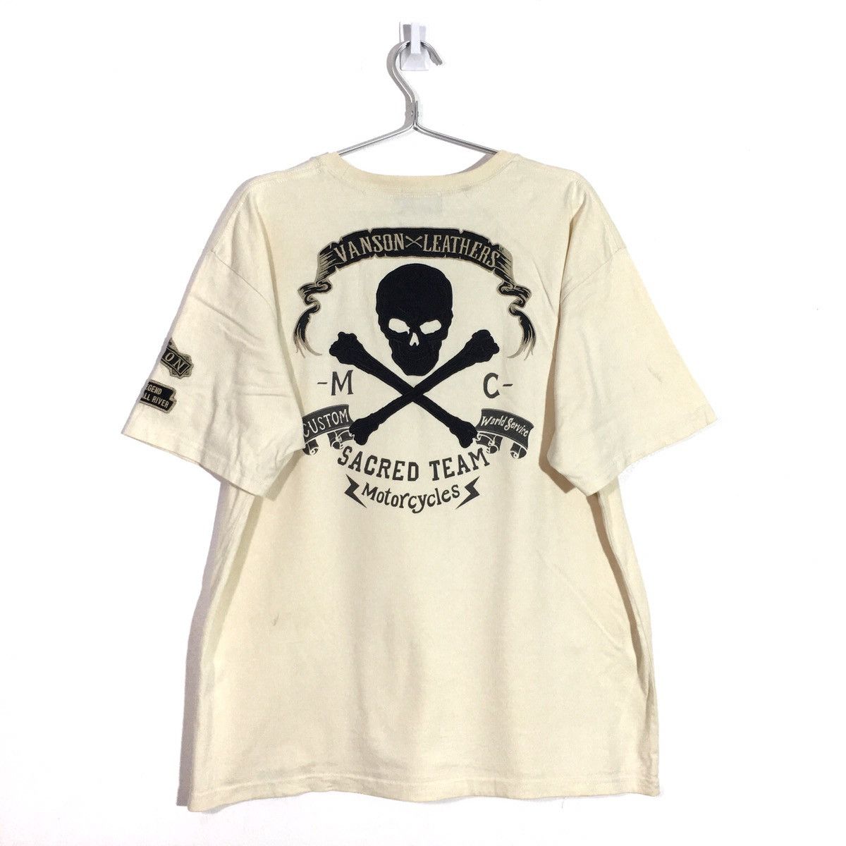 Vanson Leathers Vintage vanson leather motorcycle Skull shirt L sz Size US L / EU 52-54 / 3 - 5 Thumbnail