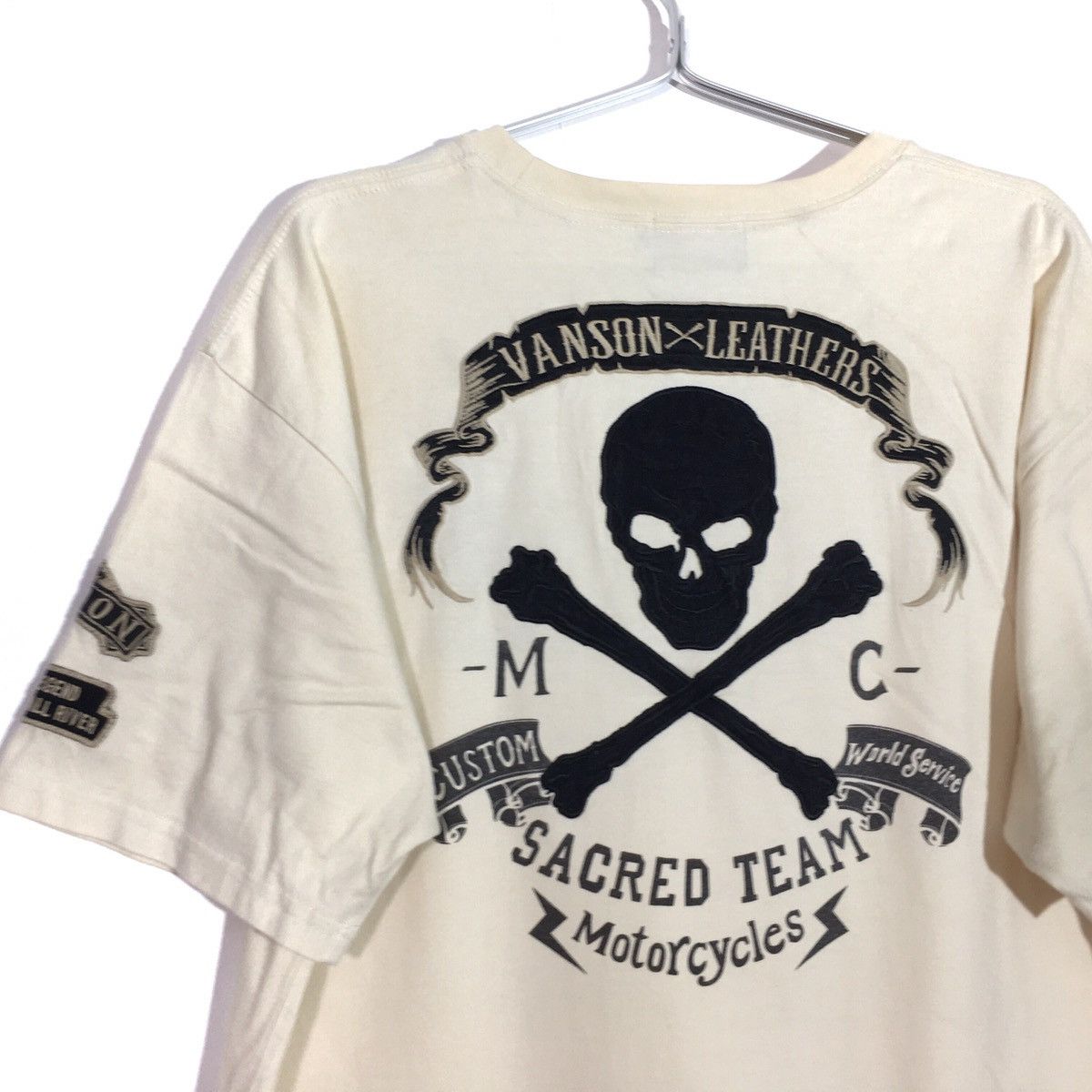 Vanson Leathers Vintage vanson leather motorcycle Skull shirt L sz Size US L / EU 52-54 / 3 - 6 Thumbnail