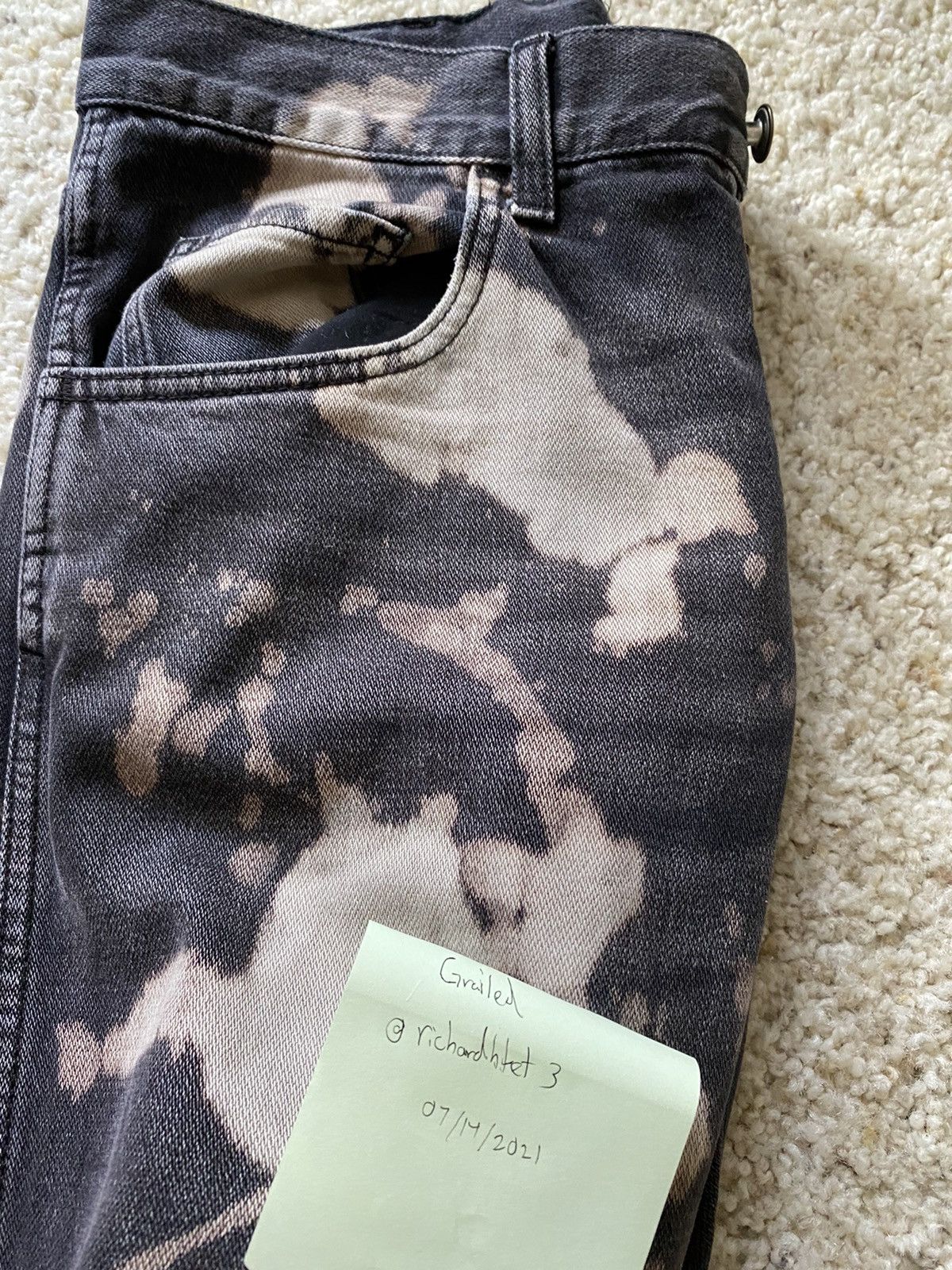 Gucci Gucci Bleached Denim Tapered Pants Size US 30 / EU 46 - 10 Thumbnail
