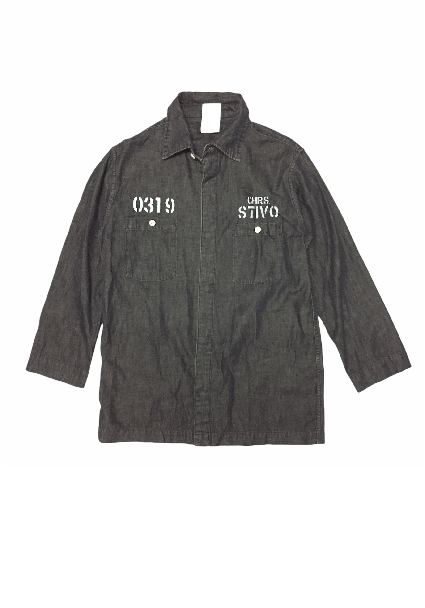 Japanese Brand SS2006 christpher stivo prisoner denim shirt Size US M / EU 48-50 / 2 - 1 Thumbnail