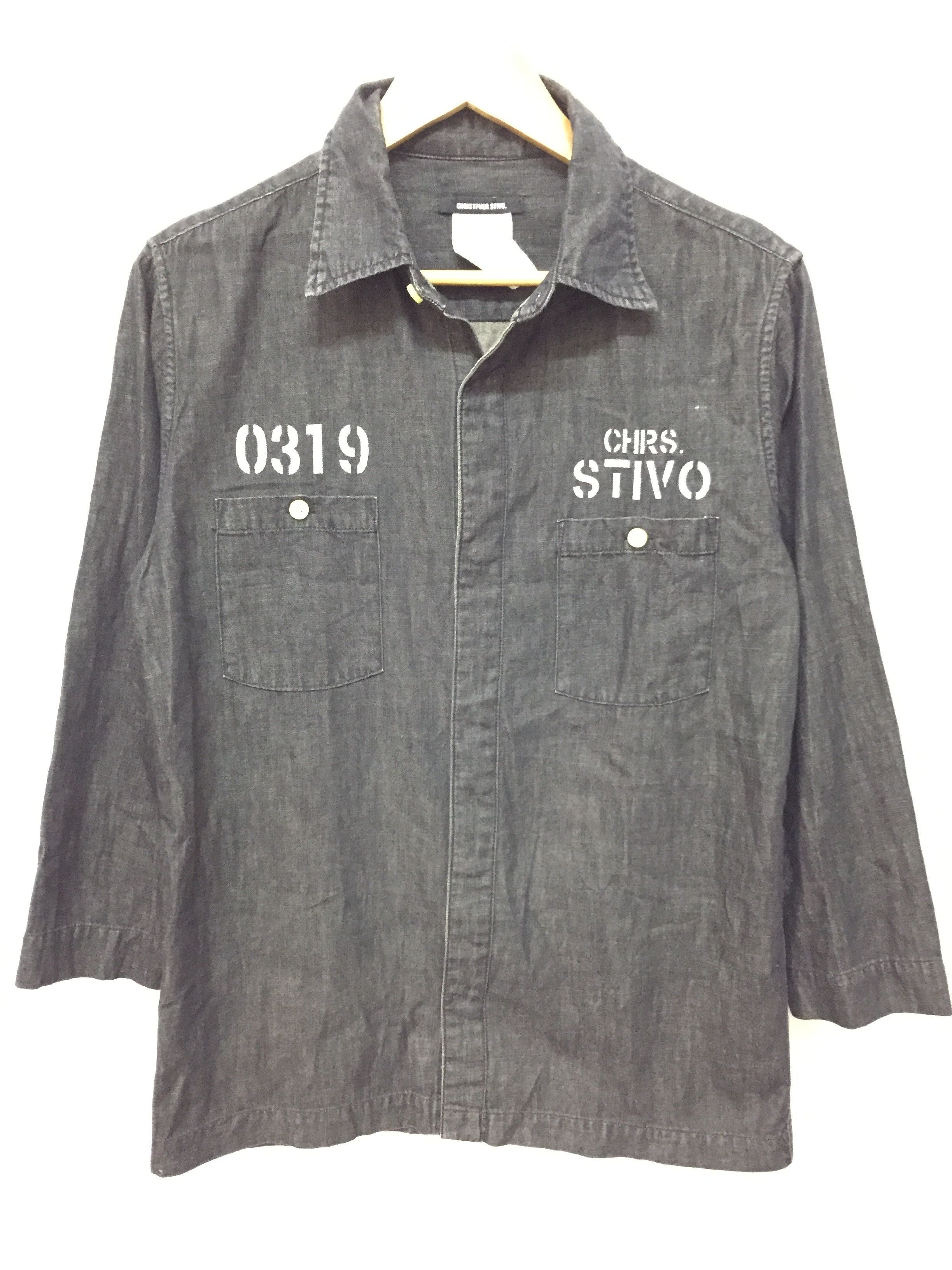 Japanese Brand SS2006 christpher stivo prisoner denim shirt Size US M / EU 48-50 / 2 - 2 Thumbnail