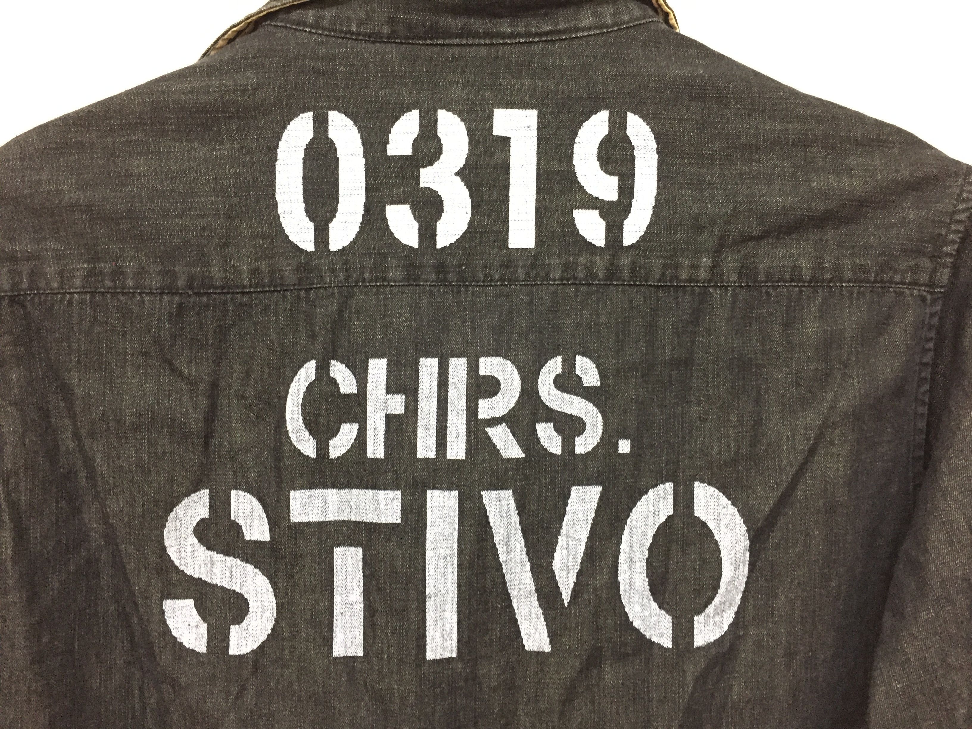 Japanese Brand SS2006 christpher stivo prisoner denim shirt Size US M / EU 48-50 / 2 - 9 Thumbnail