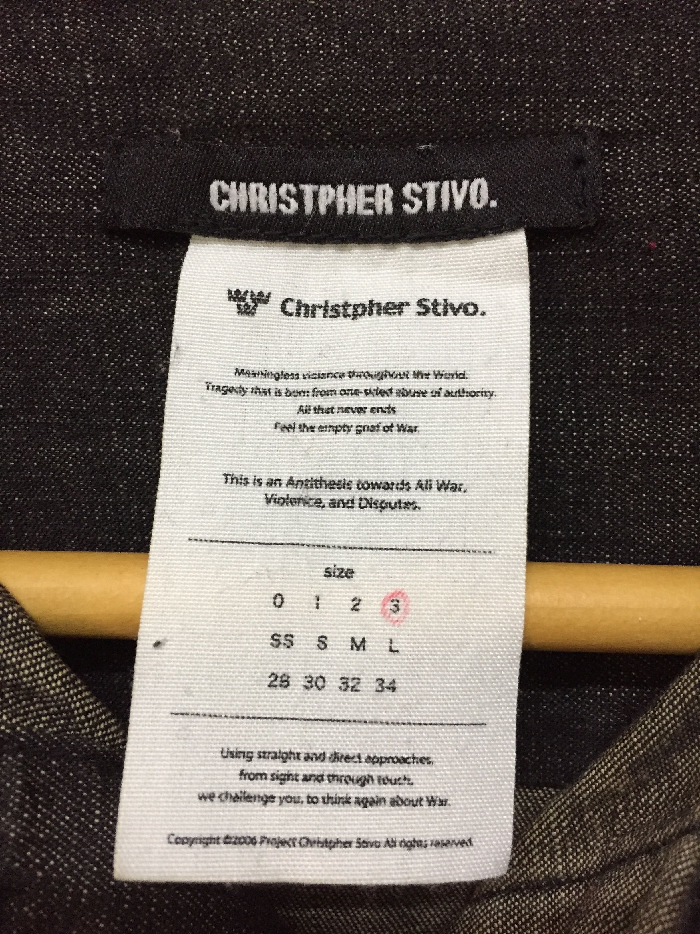 Japanese Brand SS2006 christpher stivo prisoner denim shirt Size US M / EU 48-50 / 2 - 10 Thumbnail