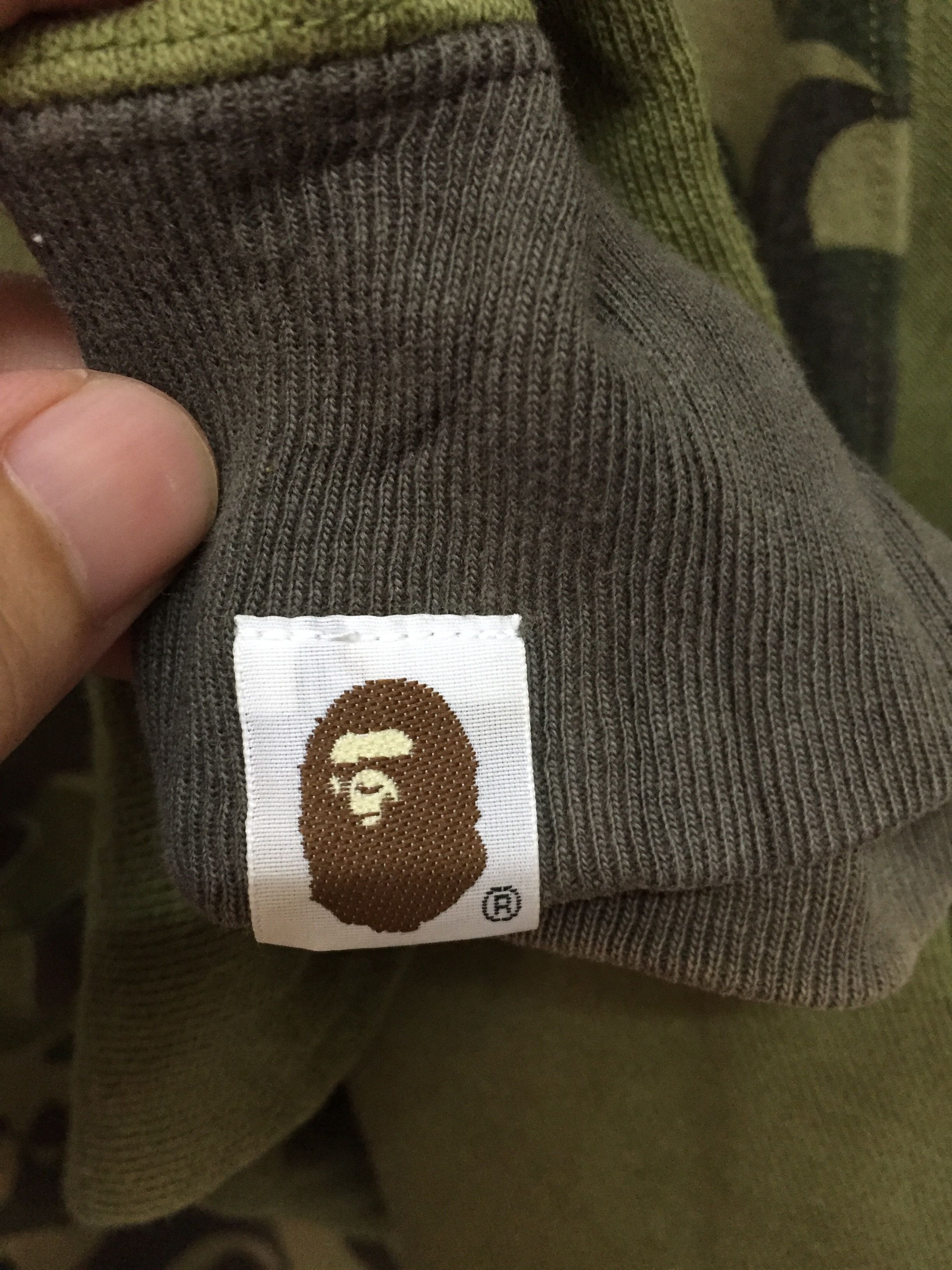 Bape × Kaws 2005 bape Kaws 1st camo crazy college logo full zip hoodie Size US M / EU 48-50 / 2 - 10 Thumbnail
