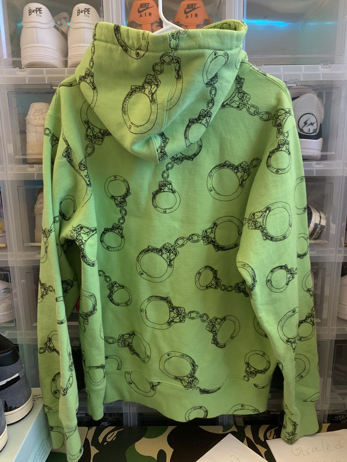 Supreme Handcuffs Hooded Sweatshirt Sweatshirts Hoodies