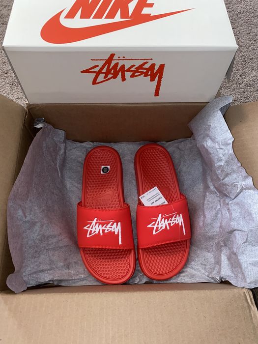 Stussy St ssy x Nike Benassi Slides Grailed