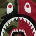 Bape Bape Half Camo Red Shark Full ZIp Up hoodie Size US L / EU 52-54 / 3 - 7 Thumbnail