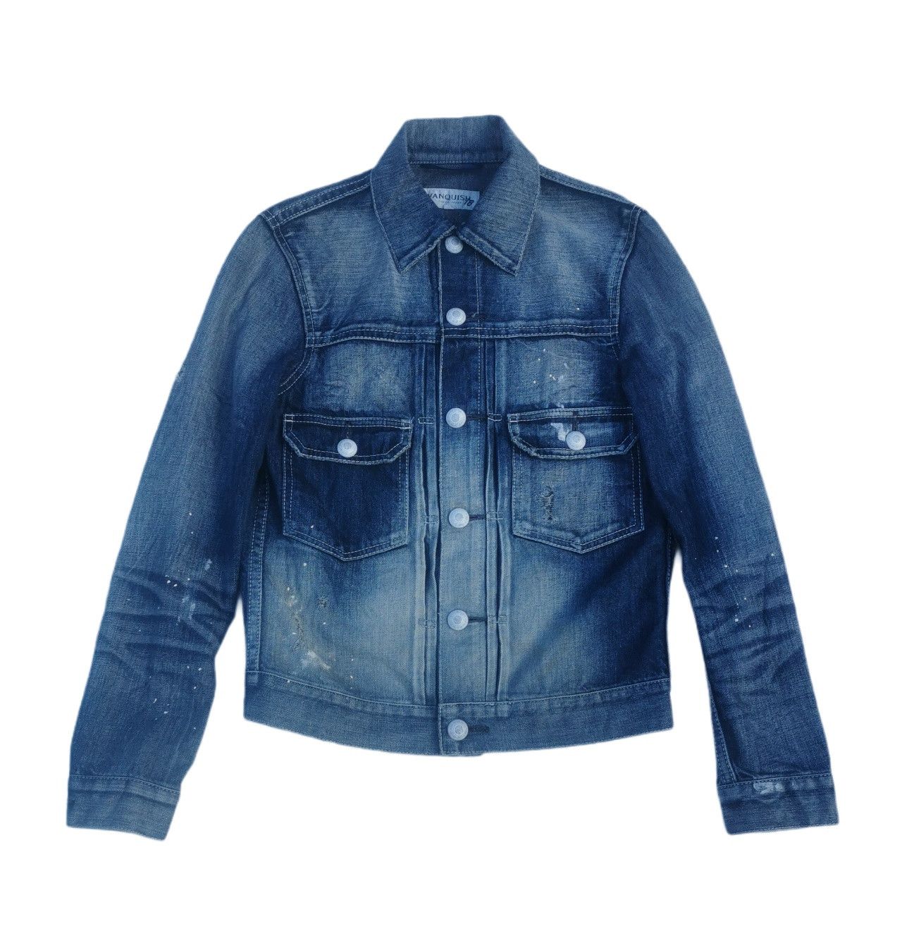 ジャケット・アウター vanquish japanese label denim jacket y2k vanquish japanese label denim jacket y2k