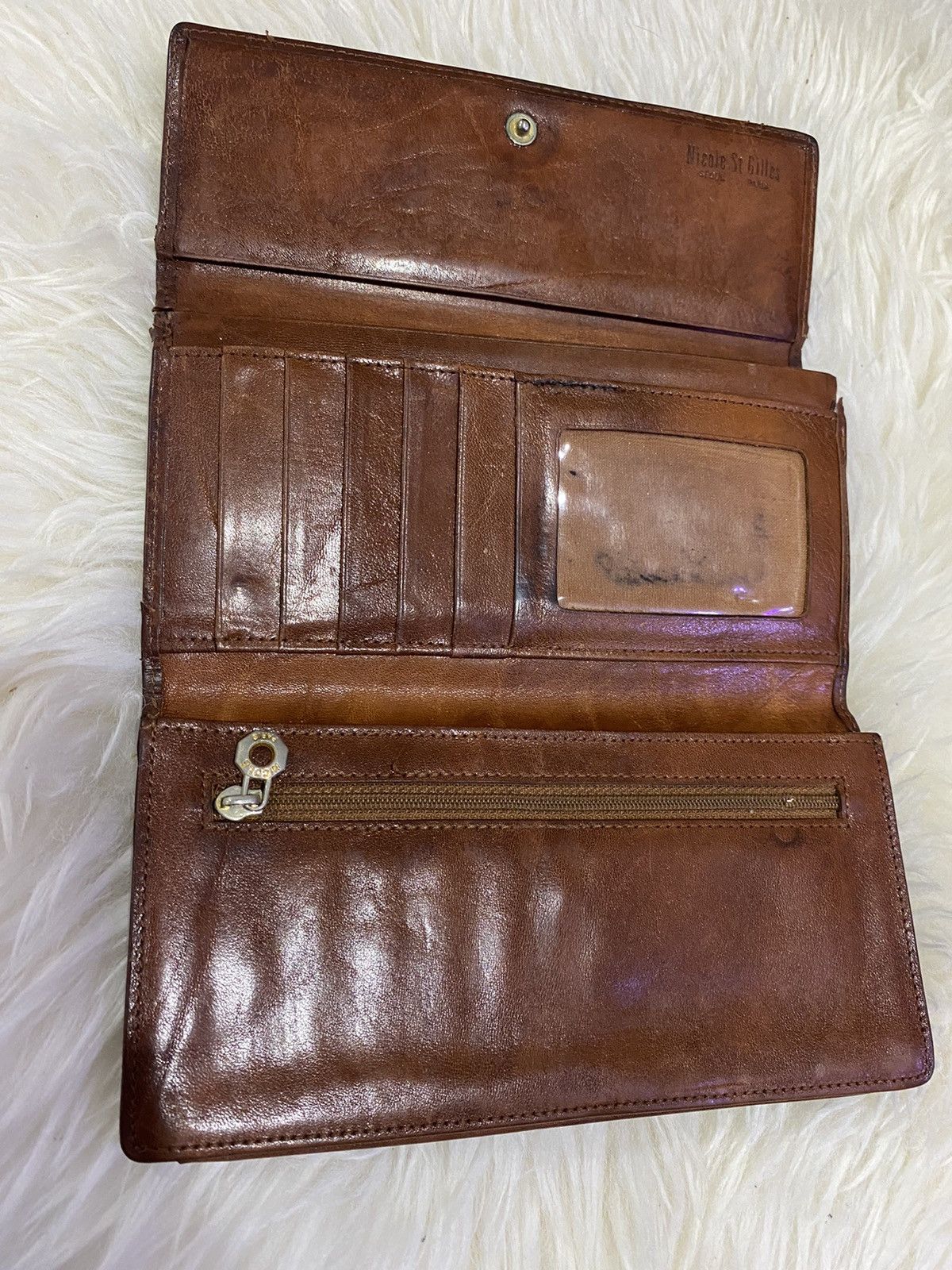 Nicole Paris St Gilles Fully Leather Long Wallet
