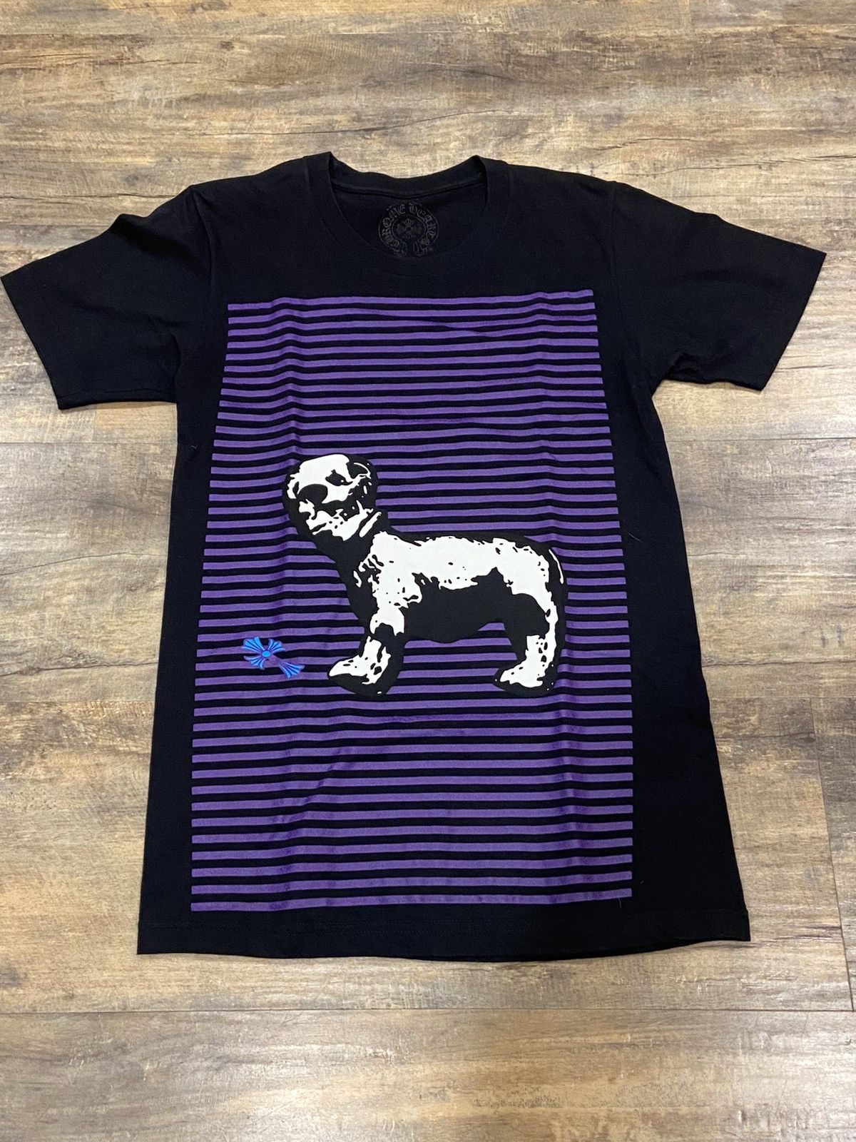 トップス CHROME HEARTS foti skull dog bolder Tee CHROME HEARTS クロムハーツ Joe Foti Dog Star Skull Tee フォ