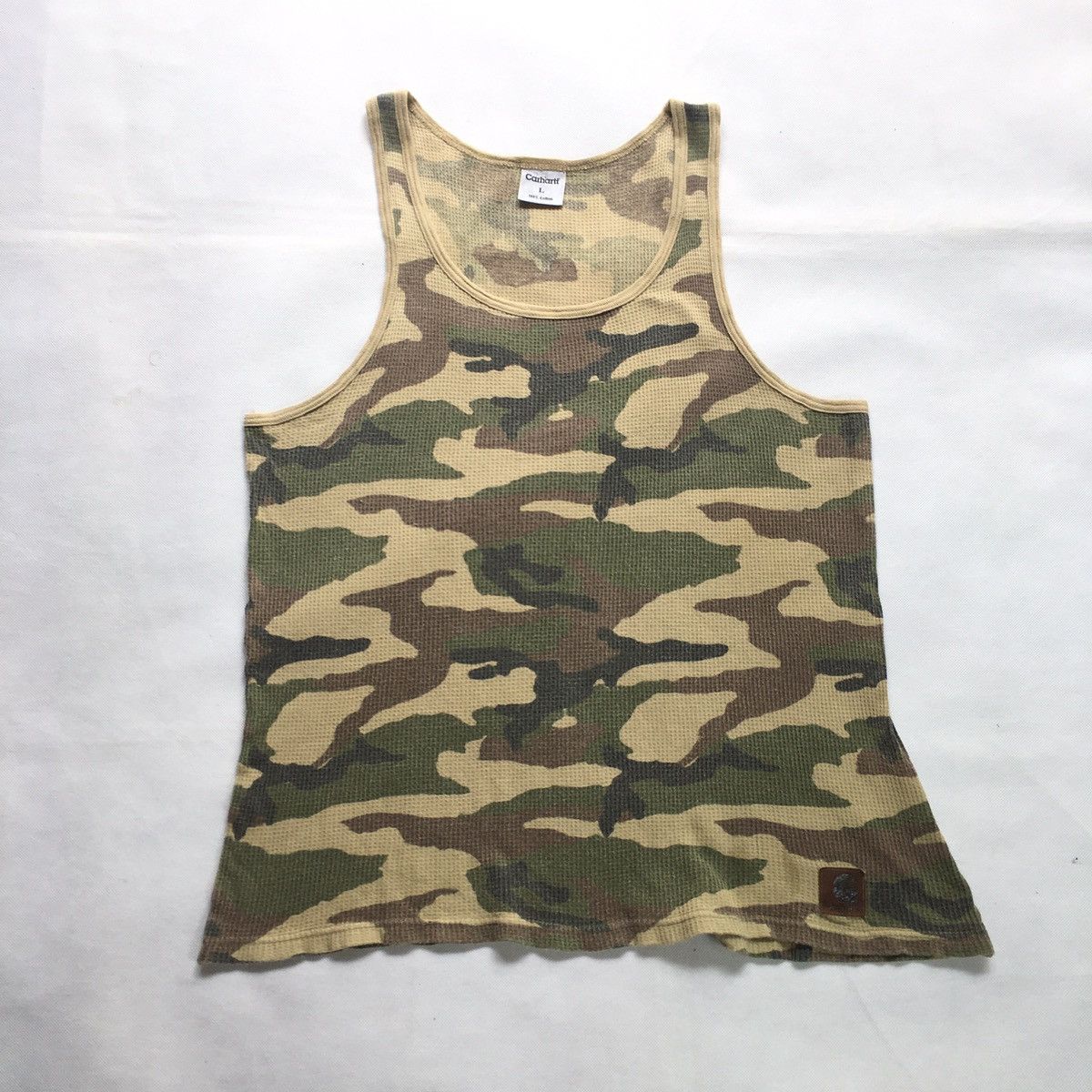 Carhartt Vintage Carhartt Camo Tank Shirt Size US L / EU 52-54 / 3 - 1 Thumbnail