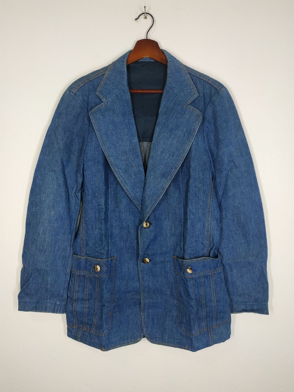 Rare!! Vintage 70s LEE SanforSet Denim Chore Coat